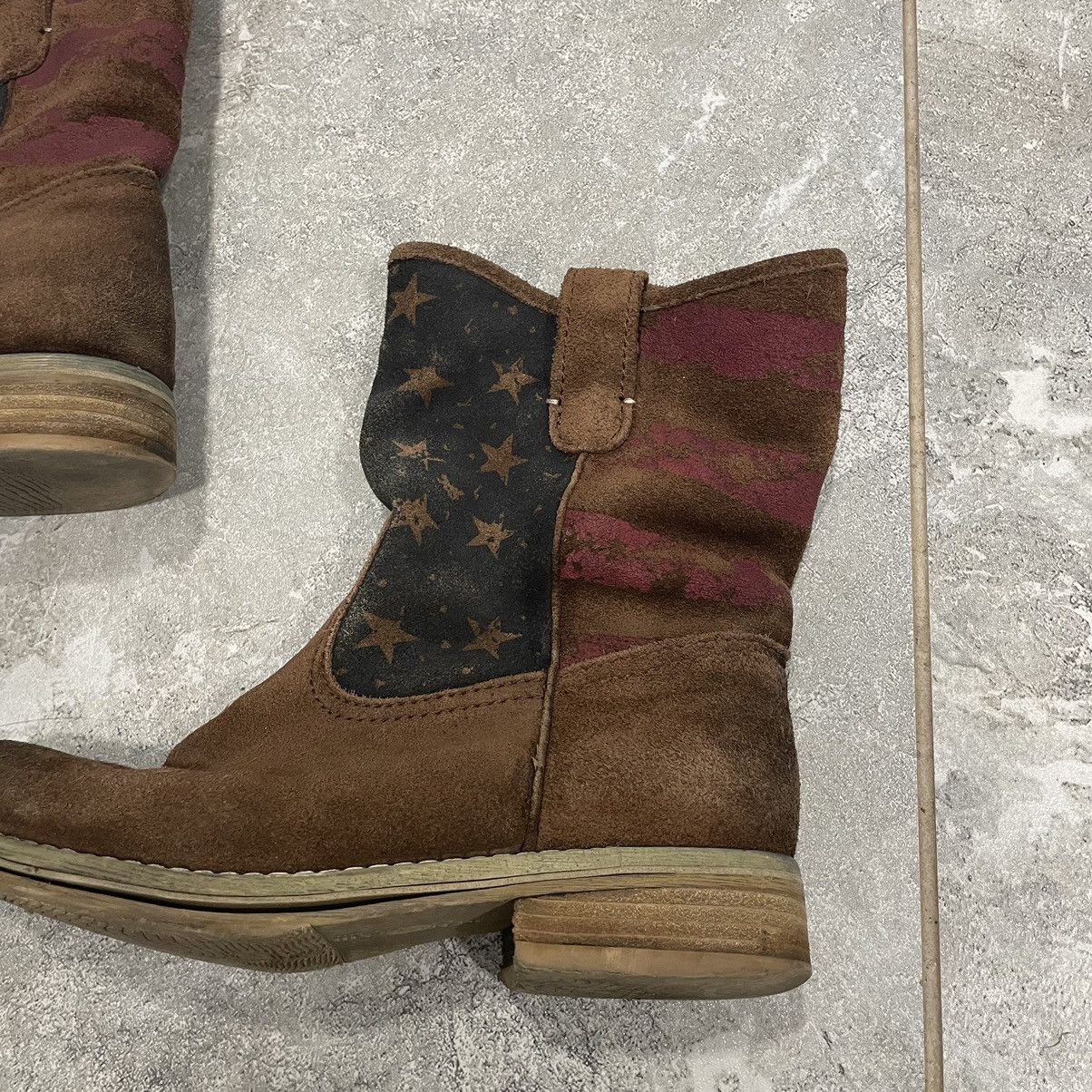 Denim & Supply Ralph Lauren × Polo Ralph Lauren POLO RALPH LAUREN SUEDE RRL BOOTS LEATHER USA FLAG 🇺🇸 SHOES Size US 7.5 / IT 37.5 - 2 Thumbnail