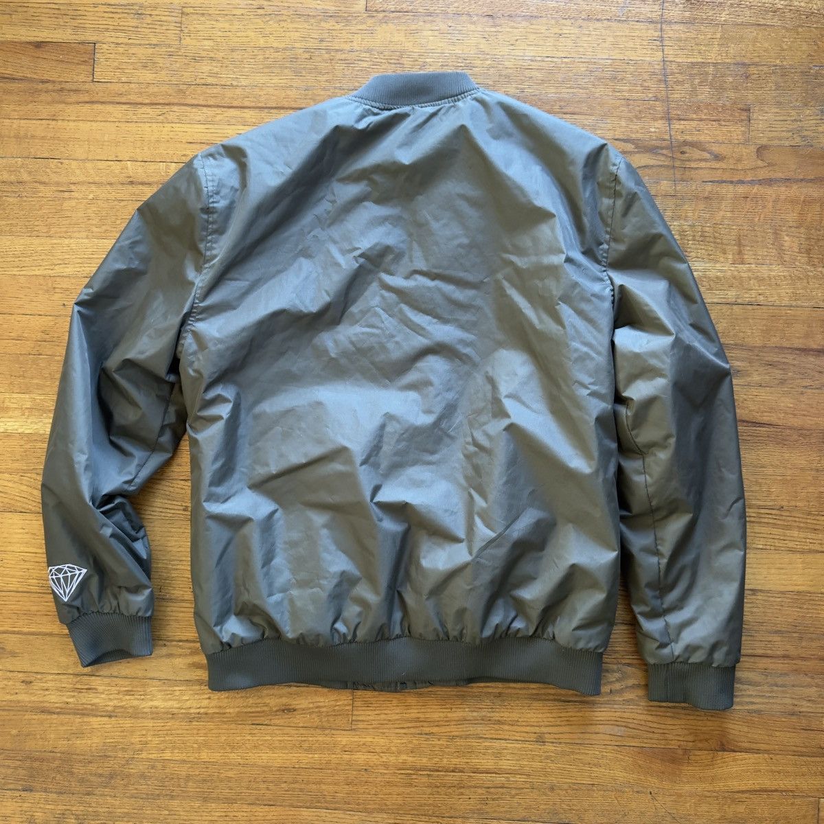 Diamond Supply Co. Diamond Supply Co Bomber Jacket Olive Size US XL / EU 56 / 4 - 6 Thumbnail
