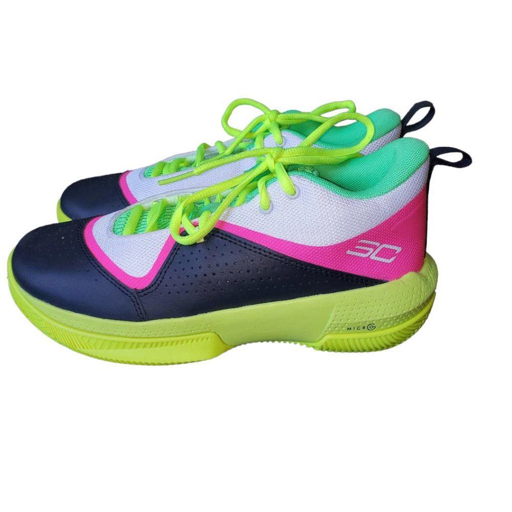 Under Armour Under Armour Grade School Stephen Curry Basketball Sneak 7Y Size US 7 / EU 40 - 4 Thumbnail