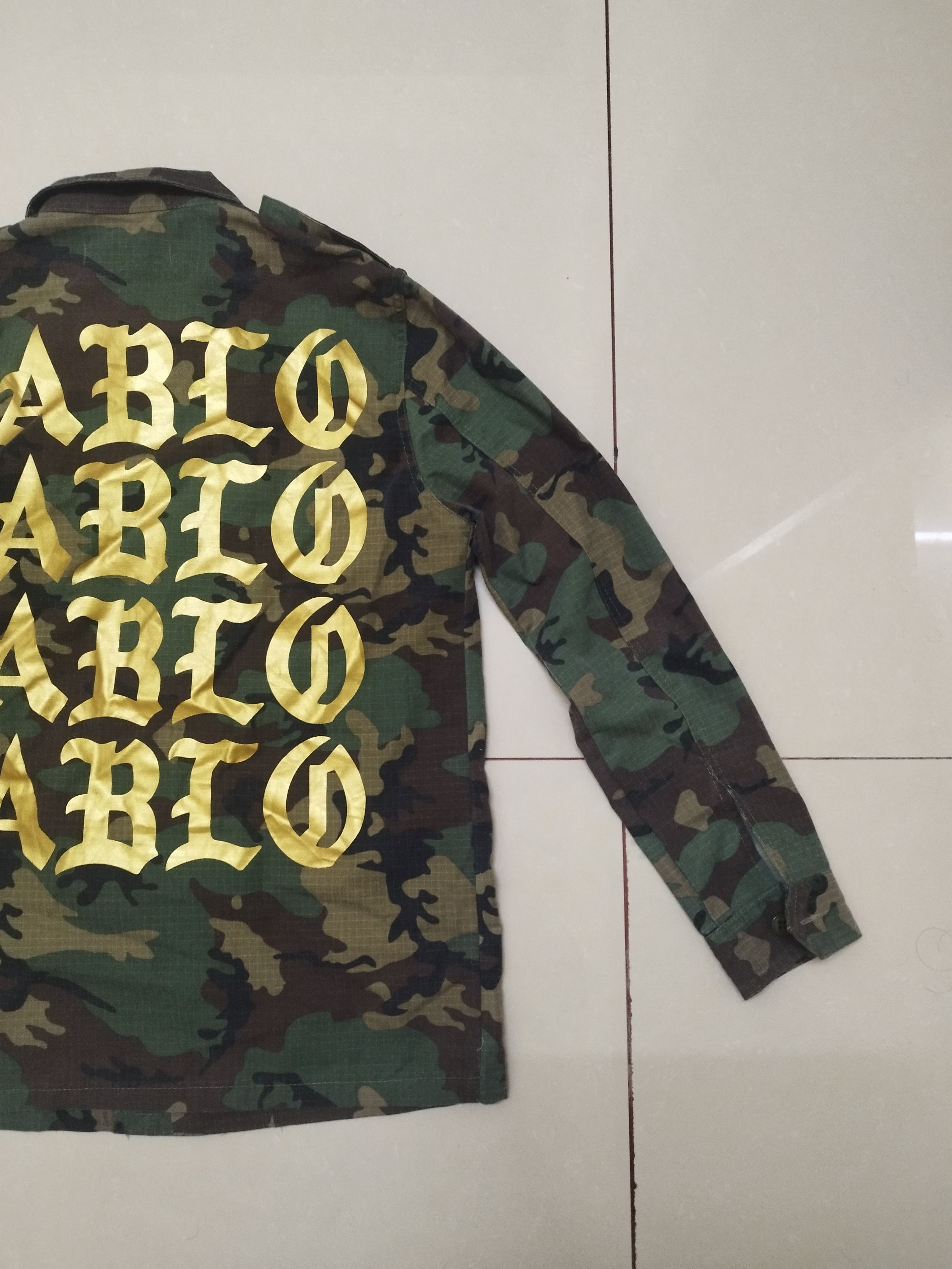 Yeezy Kanye West Pablo Green Military Jacket Size US L / EU 52-54 / 3 - 3 Thumbnail