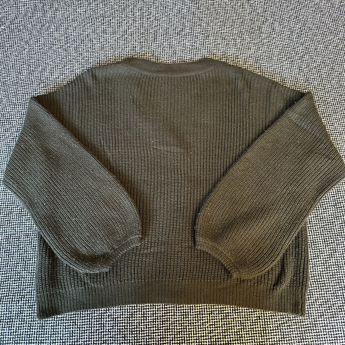 Vintage Vintage Olive Knitted Cardigan Sweater Size US M / EU 48-50 / 2 - 4 Thumbnail