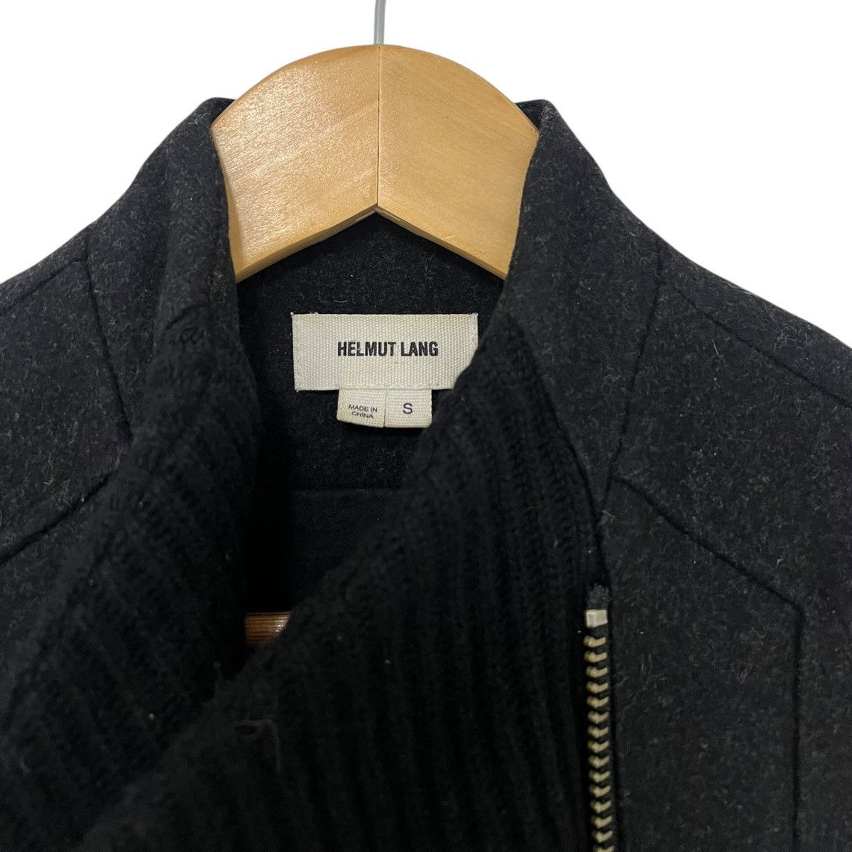 Helmut Lang Helmut lang knit asymmetrical jacket Size US S / EU 44-46 / 1 - 2 Thumbnail