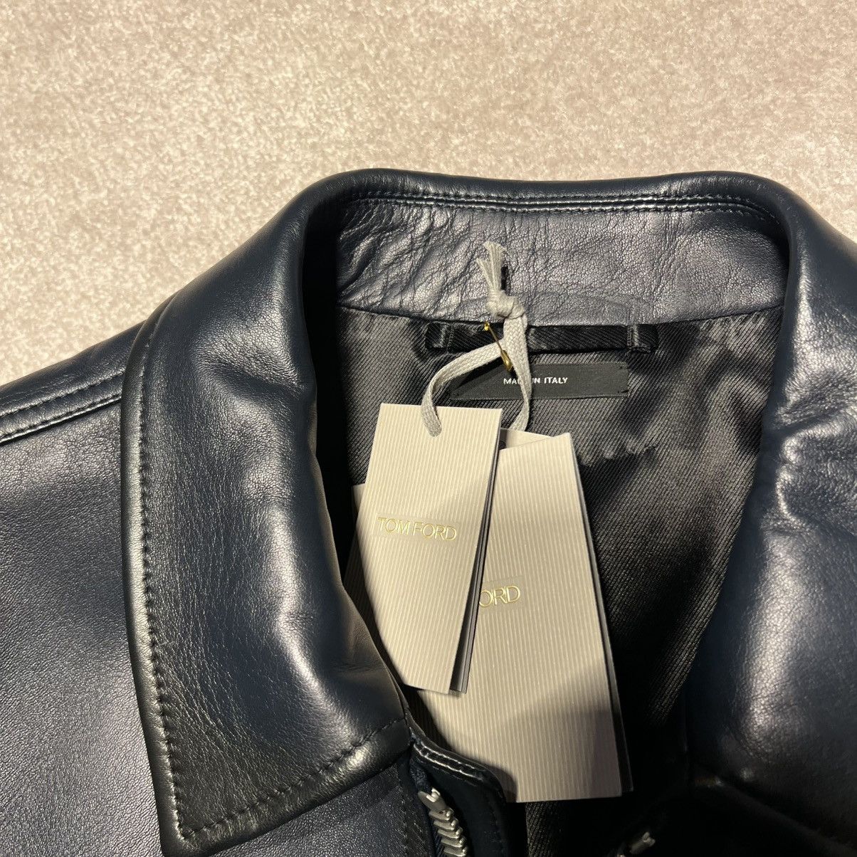Tom Ford Tom Ford Leather Jacket in Medium Size US M / EU 48-50 / 2 - 4 Thumbnail