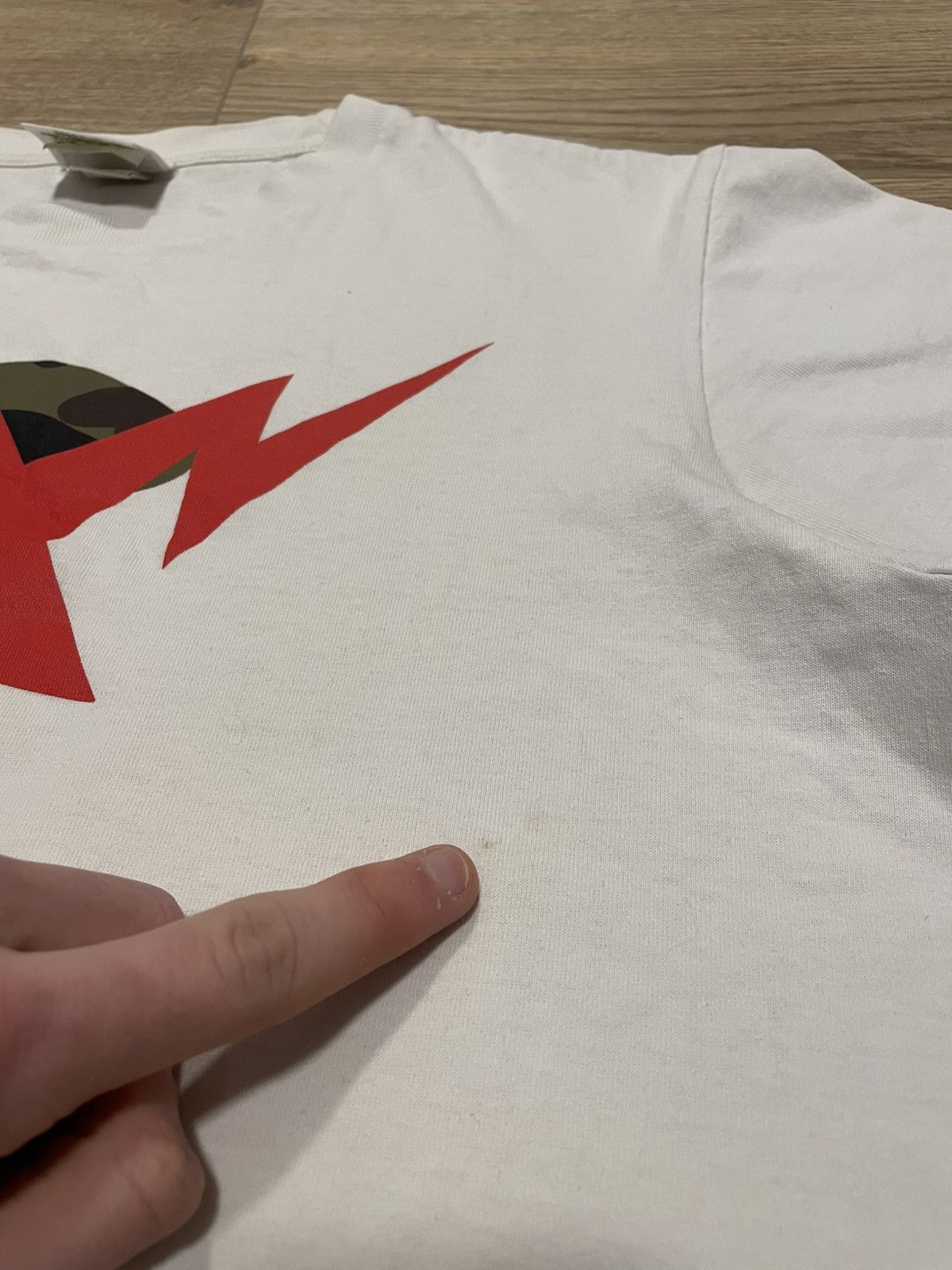Bape Bape Sta By Bathing Ape White 1st Camo T-Shirt Size US M / EU 48-50 / 2 - 6 Thumbnail