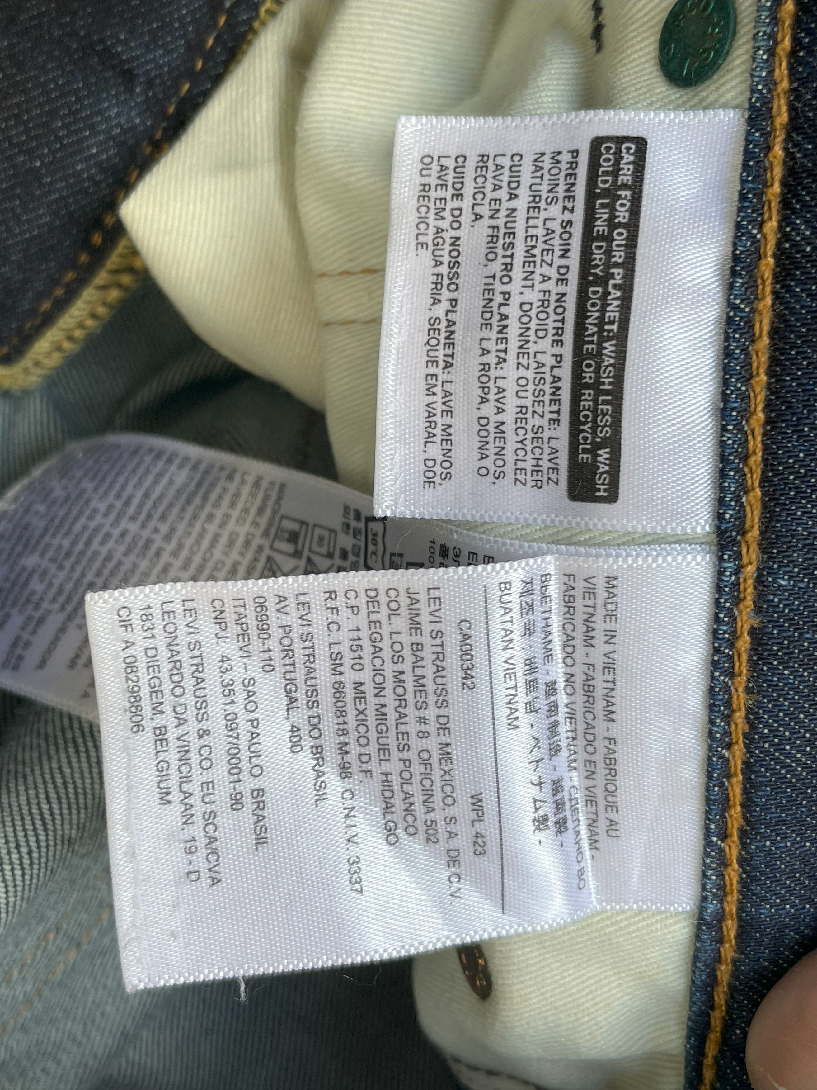 Levi's Levis 511 Indigo Single R Size US 32 / EU 48 - 13 Thumbnail