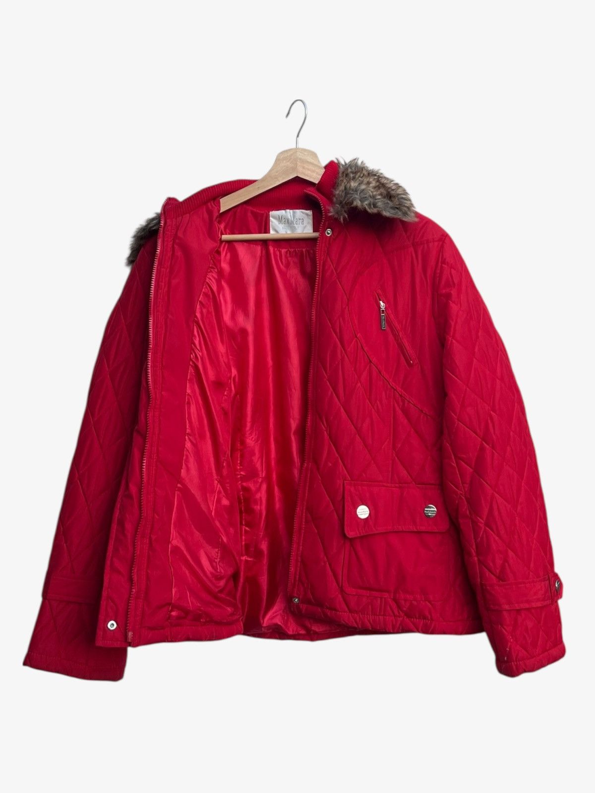 Max Mara Vintage Max Mara Quilted Jacket Made in Italy Size S / US 4 / IT 40 - 3 Thumbnail