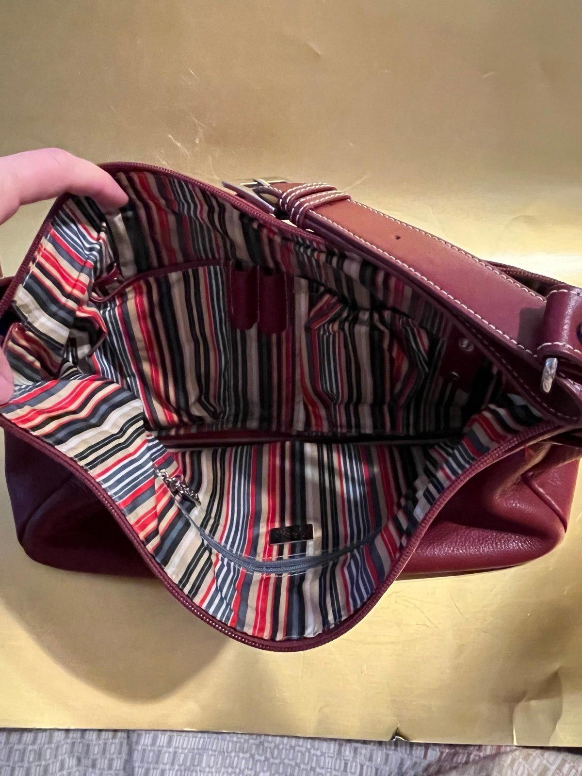 Other Maxx New York Red Leather Shoulder Bag Size ONE SIZE - 7 Thumbnail