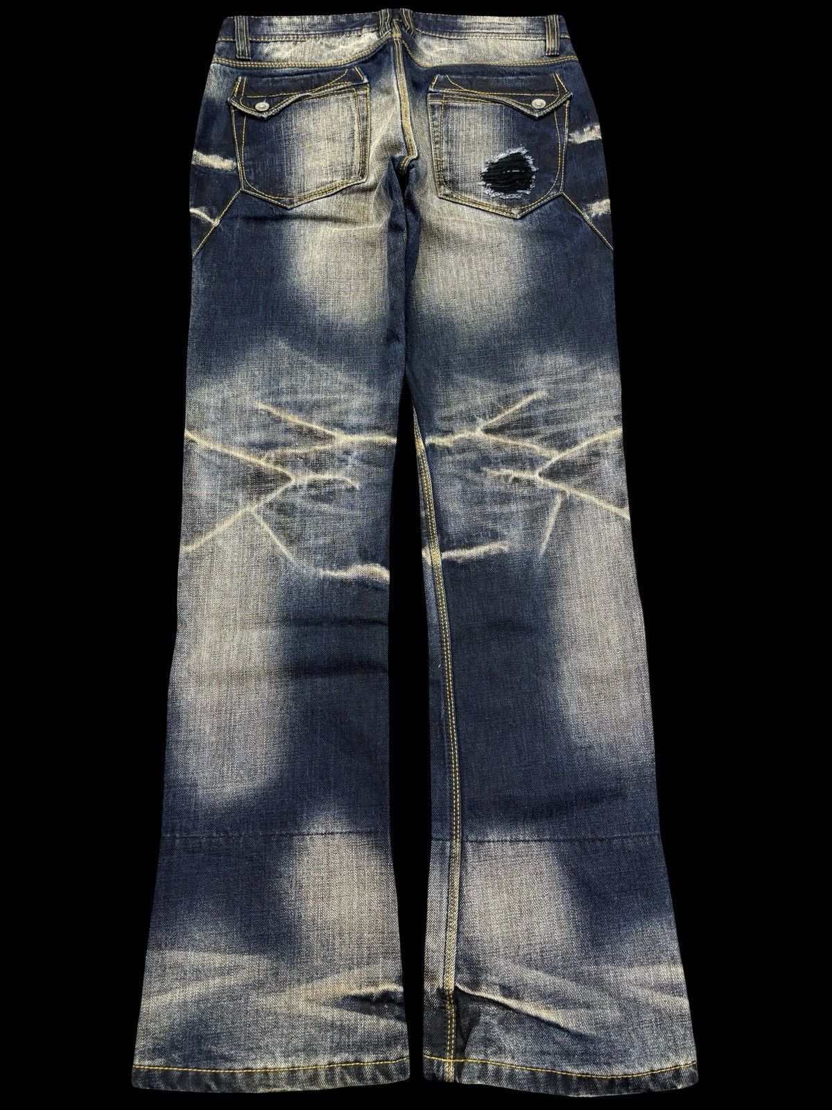 HIDEAWAYS 💥Flare💥Hideaway Rusty Fades Flare Denim F801 Size US 31 - 2 Thumbnail