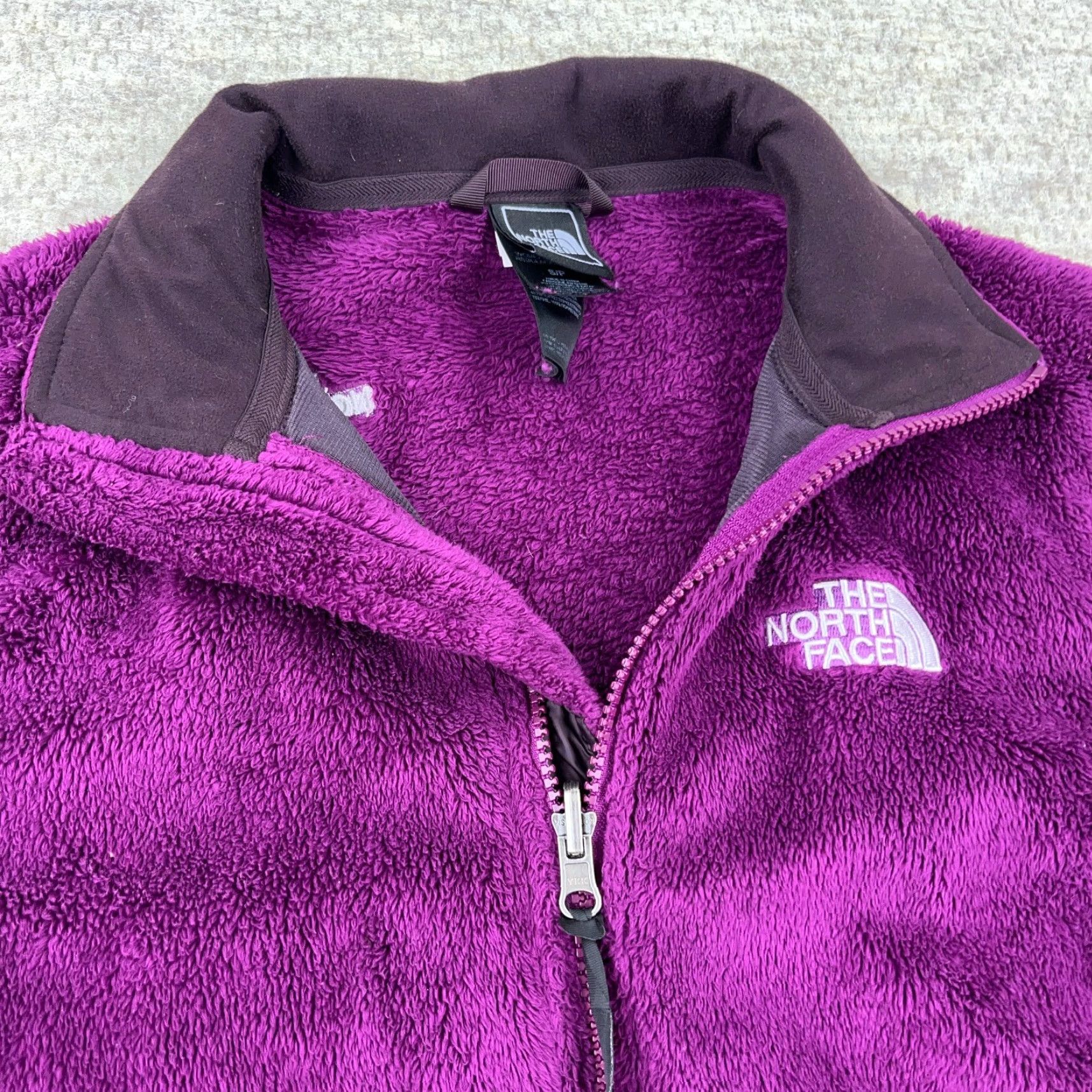 The North Face The North Face Jacket Women Small Purple Fleece Interchange Soft Full Zip Winter Spring Fall Coat Size S / US 4 / IT 40 - 3 Thumbnail