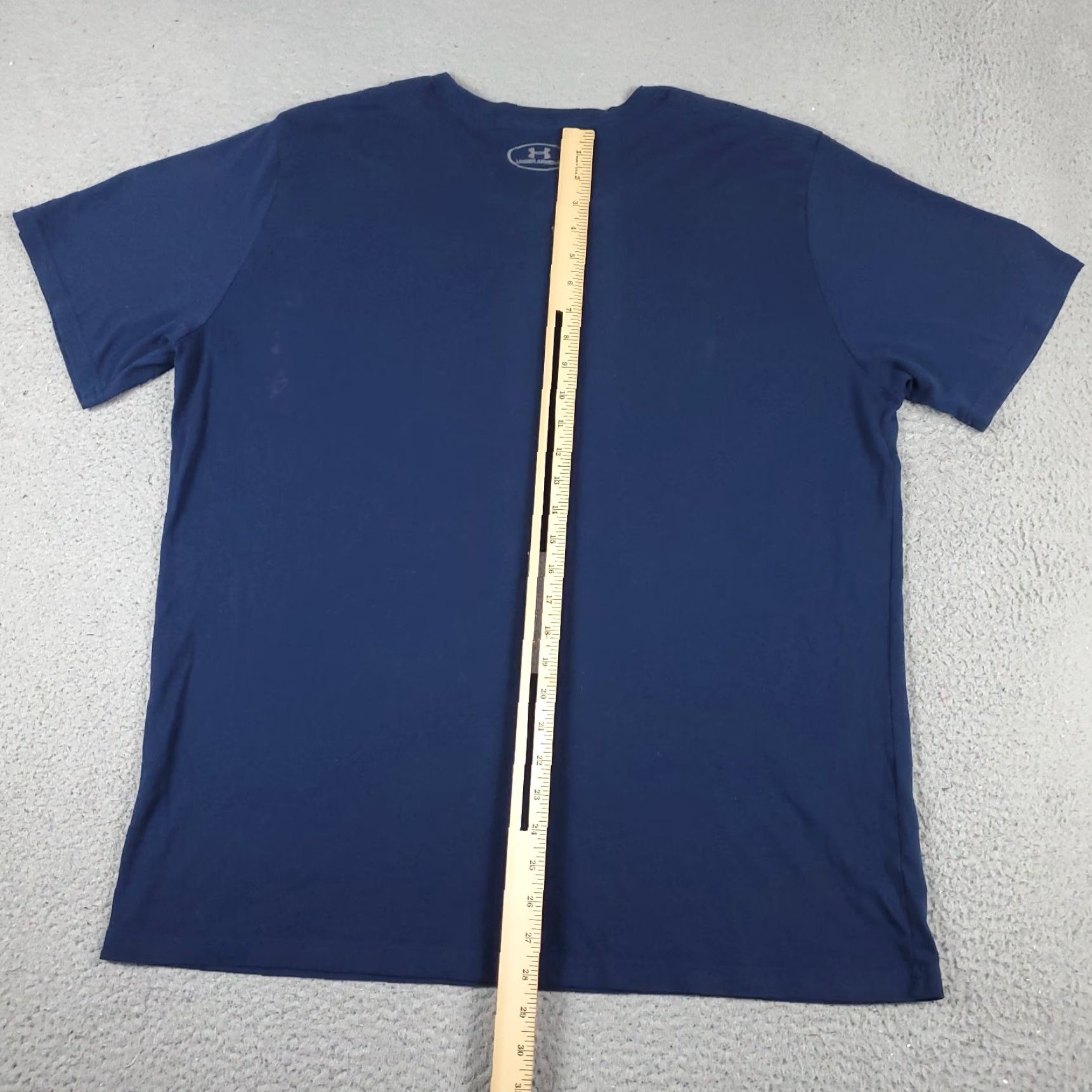 Under Armour Under Armour T Shirt Mens 2XL Blue Active Wear Out Short Sleeve Shirt Crew Neck Pullover Logo Basic Sports Size US XXL / EU 58 / 5 - 3 Thumbnail