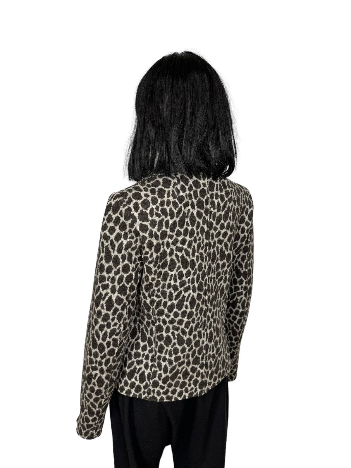 Weekend Max Mara Weekend Max Mara Wool Blazer Jacket Animal Print size 10 Size L / US 10 / IT 46 - 7 Thumbnail