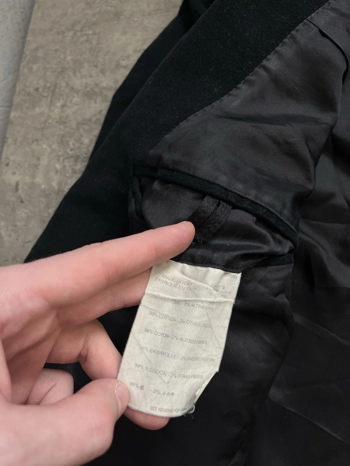 Helmut Lang Archive Helmut Lang Black Velour Blazer Size US M / EU 48-50 / 2 - 8 Thumbnail