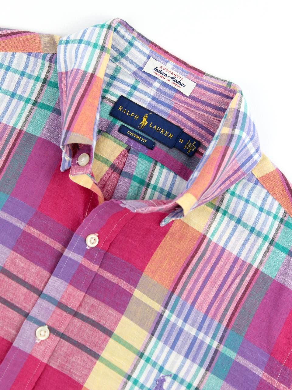 Polo Ralph Lauren POLO RALPH LAUREN Lightweight cotton checkered shirt Size US M / EU 48-50 / 2 - 7 Thumbnail