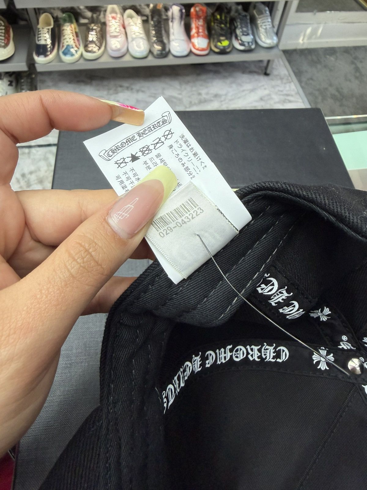 Chrome Hearts Chrome Heart RS3 Baseball Hat Size ONE SIZE - 15 Thumbnail