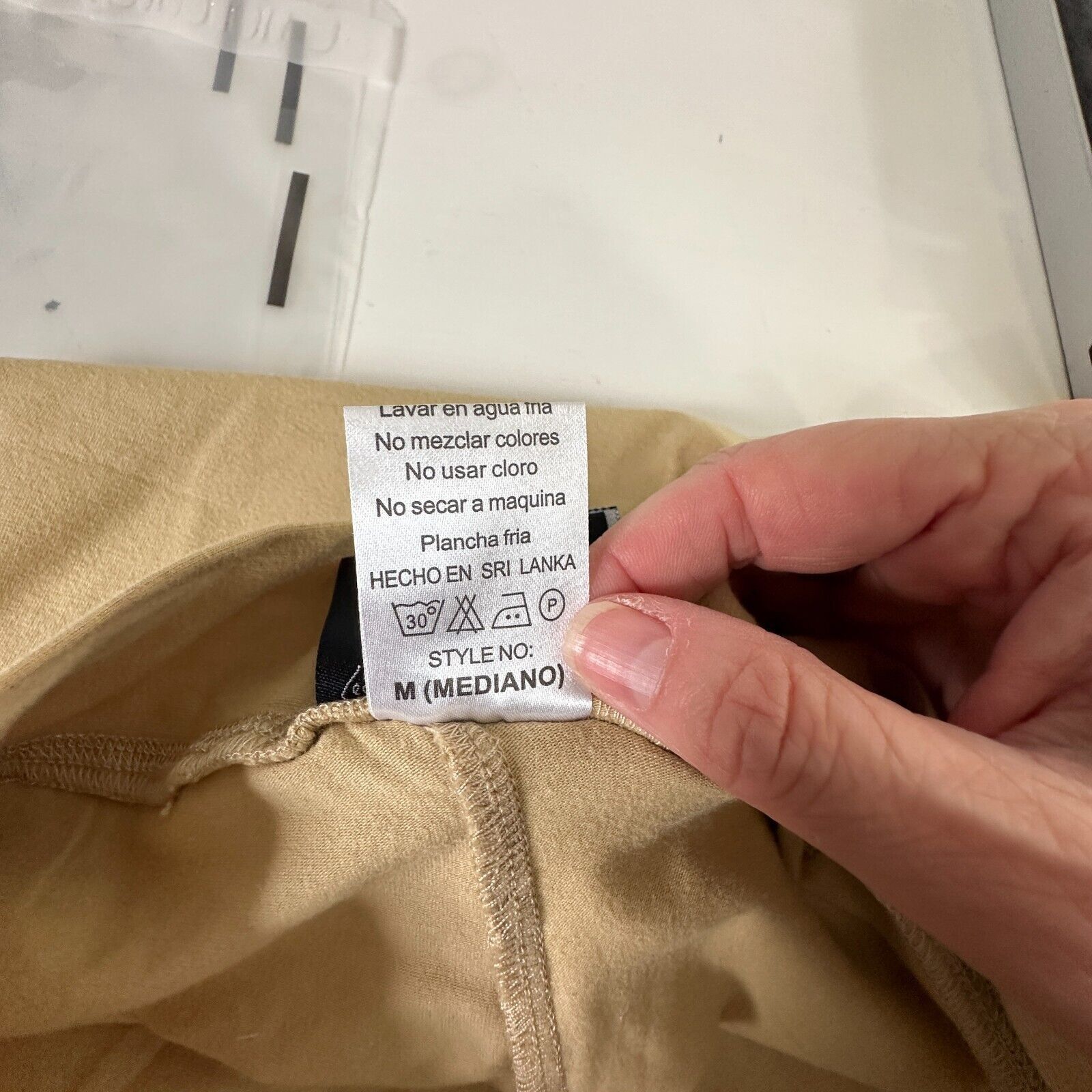 Other Les Vertes Yacht Club Tan Leggings Black LVYC logo Waist M Size 30" / US 8 / IT 44 - 9 Thumbnail