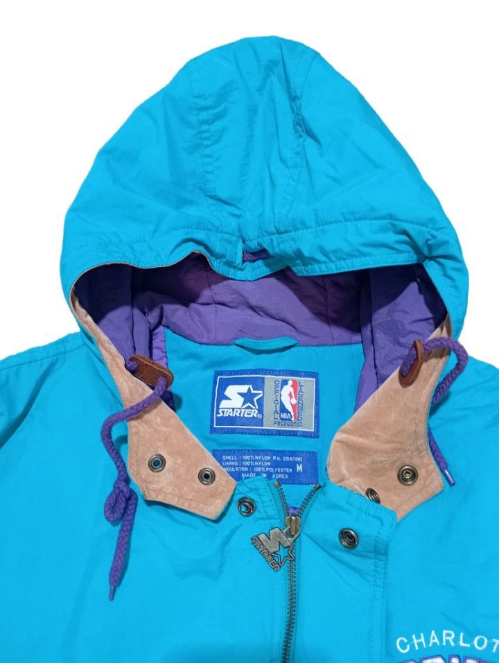 Starter Starter Jacket Charlotte Hornets NBA Retro Vintage HORNETS Size US M / EU 48-50 / 2 - 6 Thumbnail