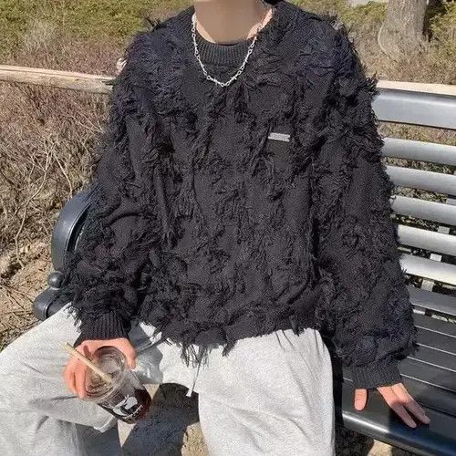 Other Streetwear Y2k sweater pullover feathers retro style Size US L / EU 52-54 / 3 - 3 Thumbnail