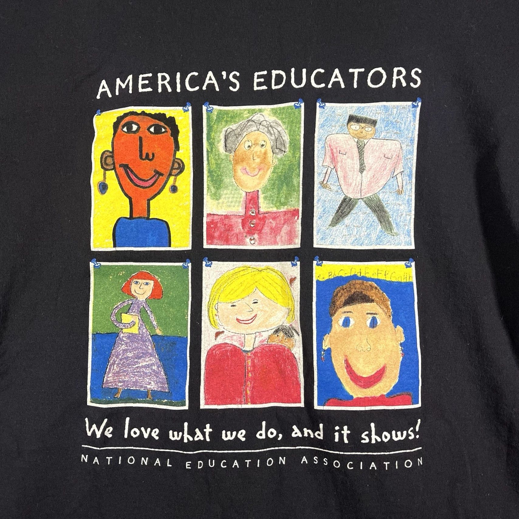 Vintage Vintage 90s School Art T-Shirt Mens Medium Black Regular Fit User: Vintage 90s School Art T-Shirt Mens Medium Black Regular Fit Size US M / EU 48-50 / 2 - 2 Thumbnail