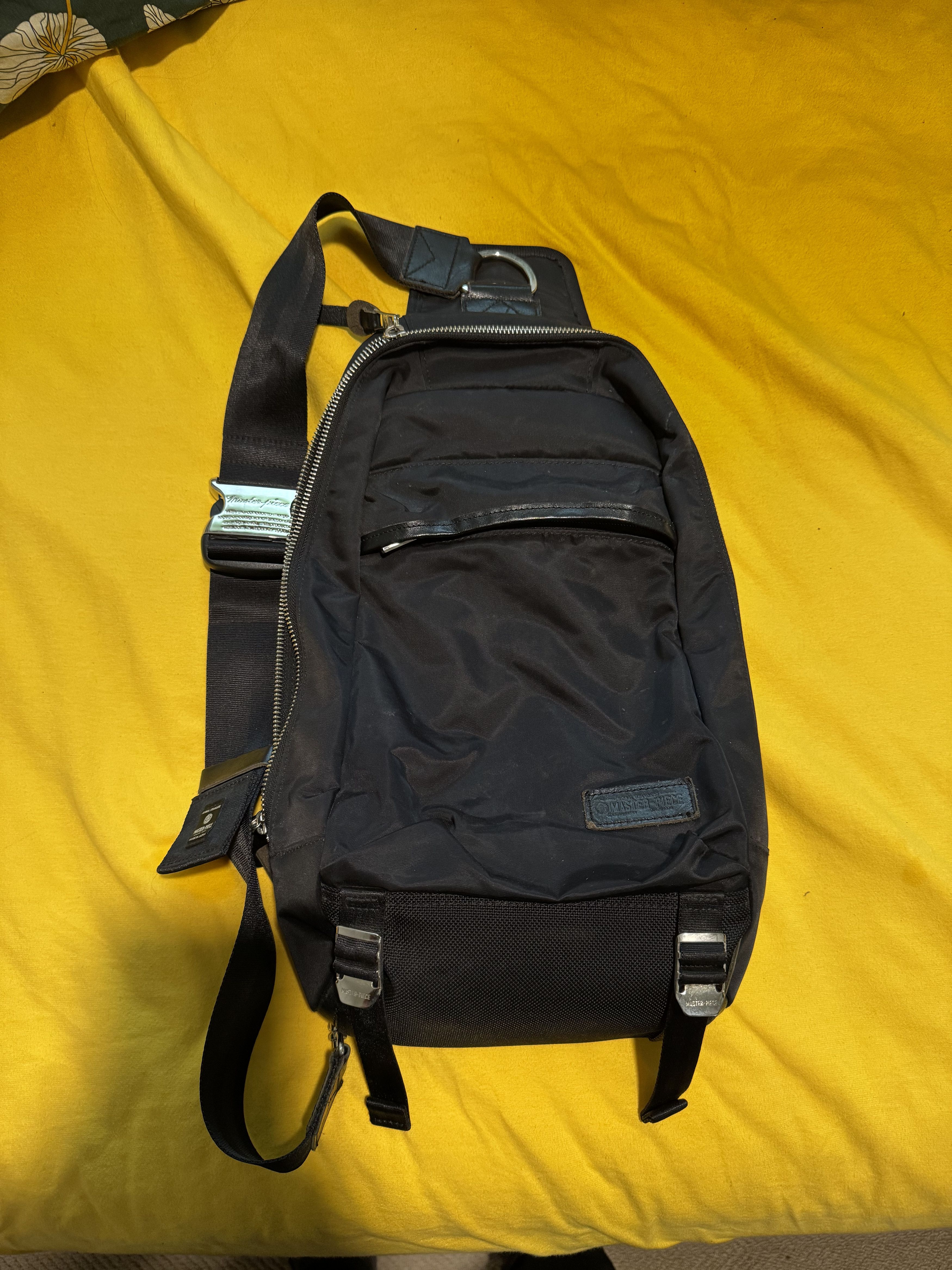 Masterpiece Lightning V2 Shoulder Sling Bag in Black, Men's