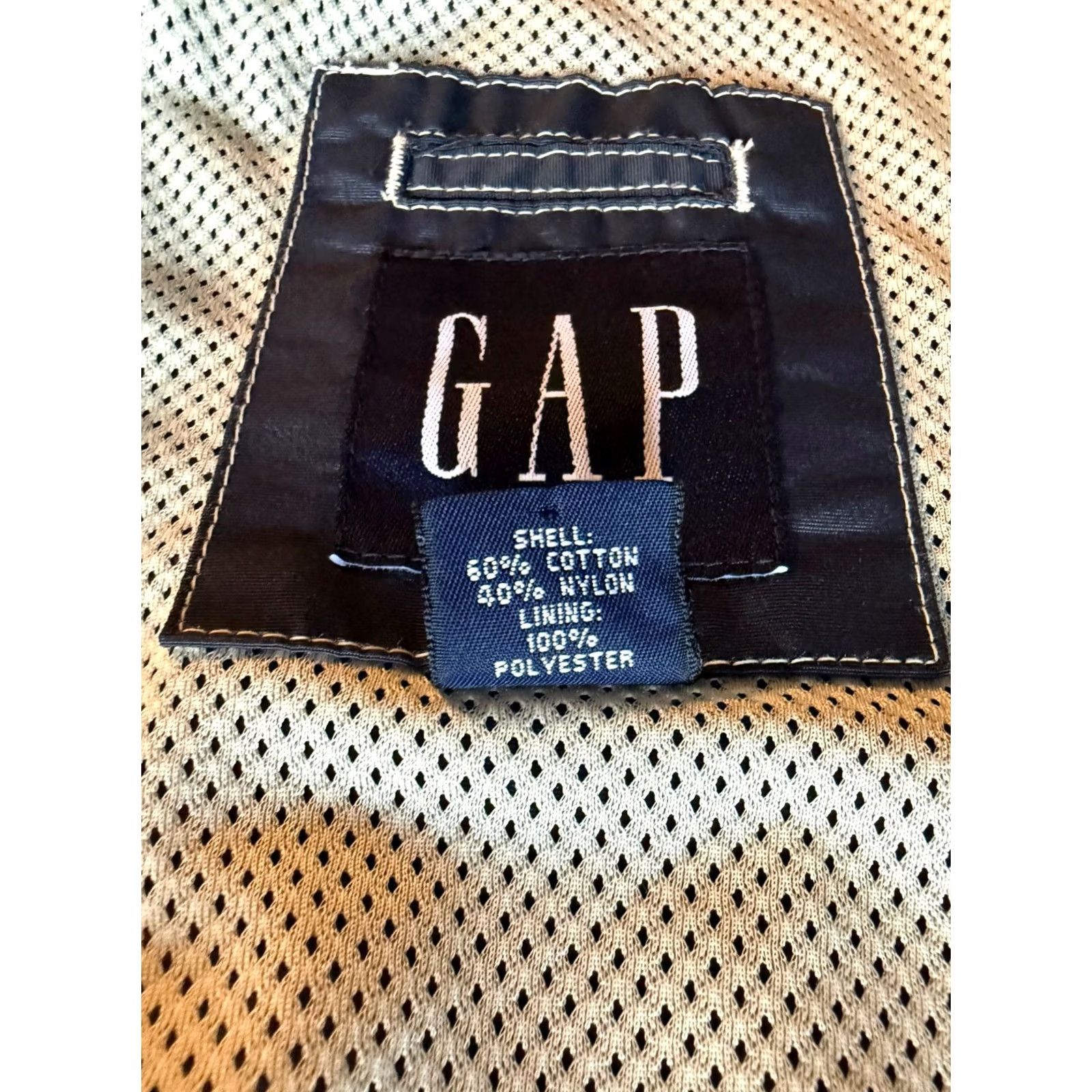 Gap VINTAGE Gap Men's Jacket Windbreaker Hooded Zip Navy Blue 2XL Retro Nylon Zip Front Pocket Lined Size US XXL / EU 58 / 5 - 6 Thumbnail