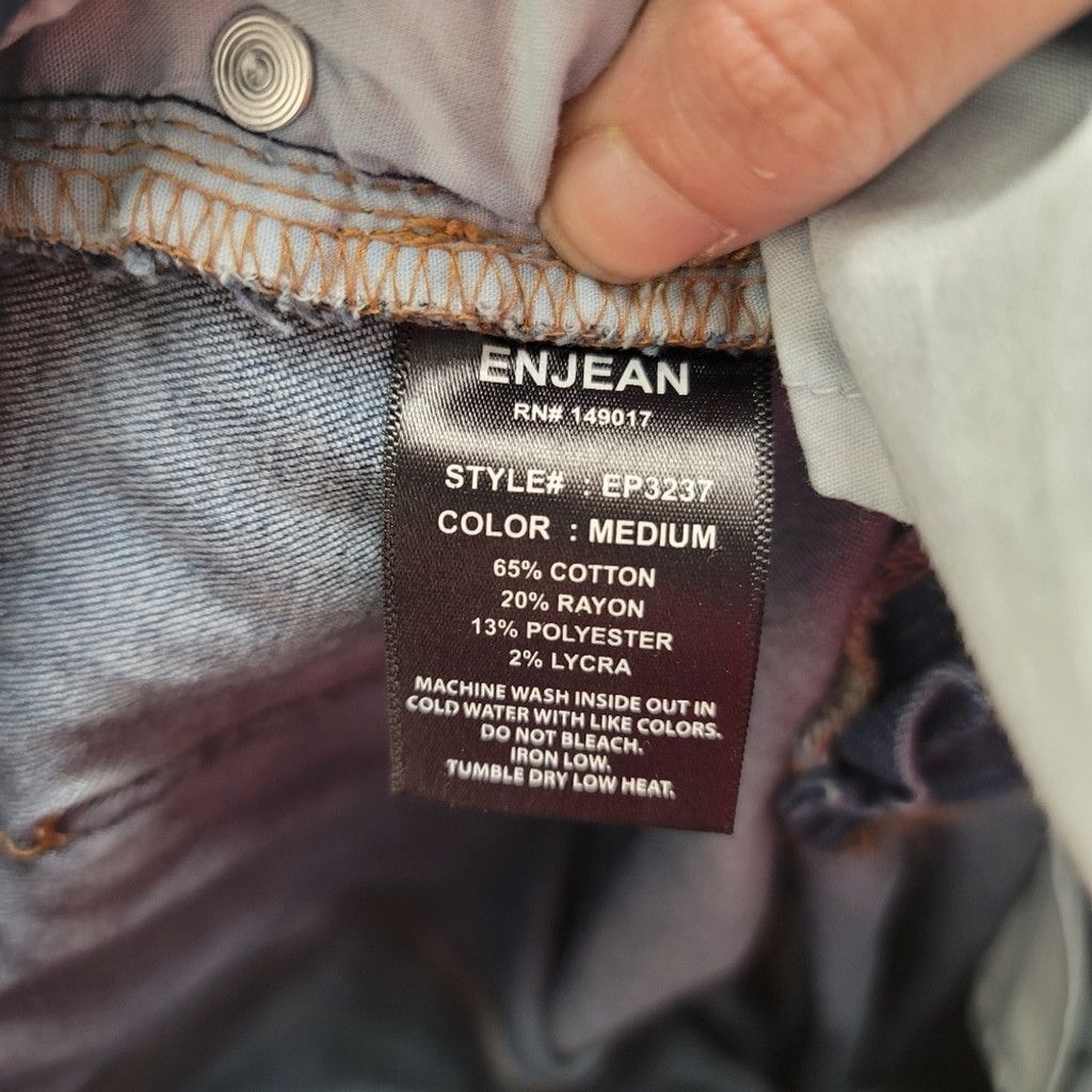 Other EUC Enjean Distressed Skinny Jeans Size 29" - 7 Thumbnail