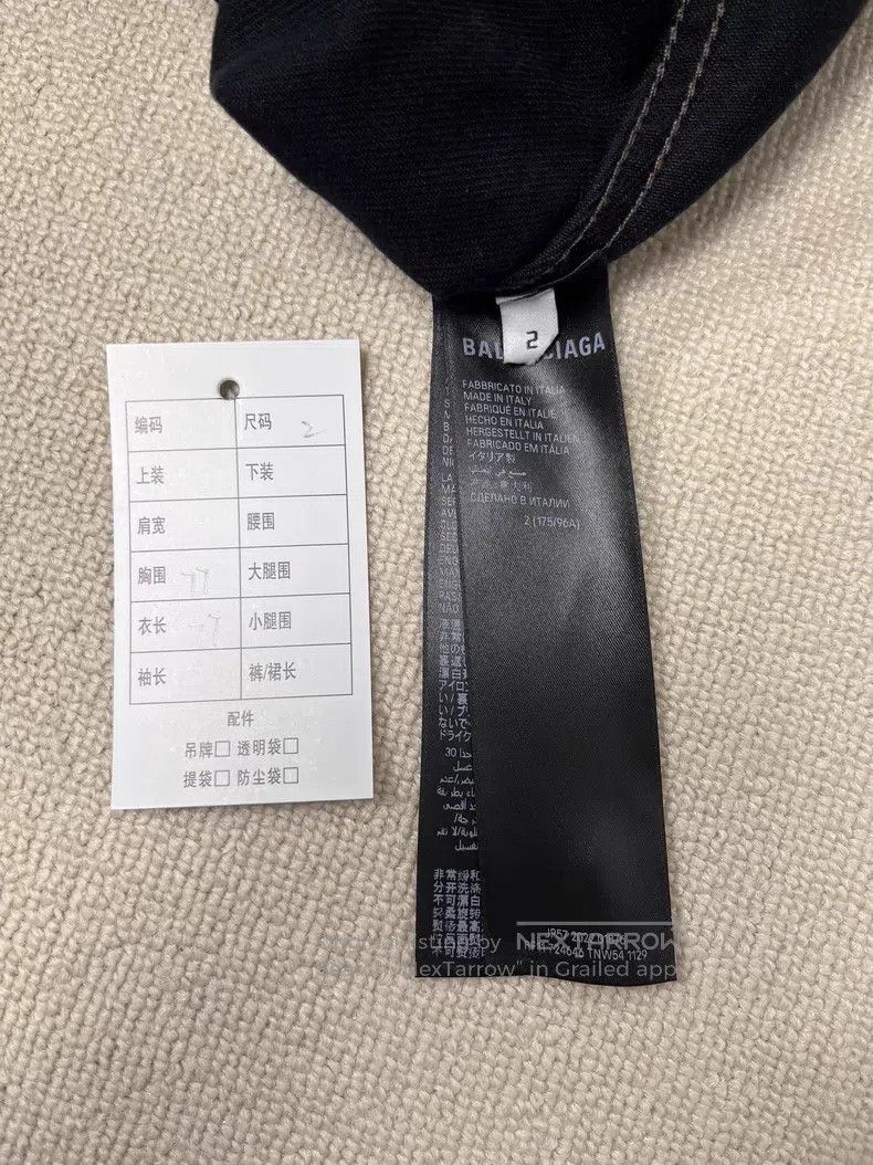 Balenciaga Balenciaga Logo Letter Pattern Single Breasted Jacket Size US M / EU 48-50 / 2 - 4 Thumbnail