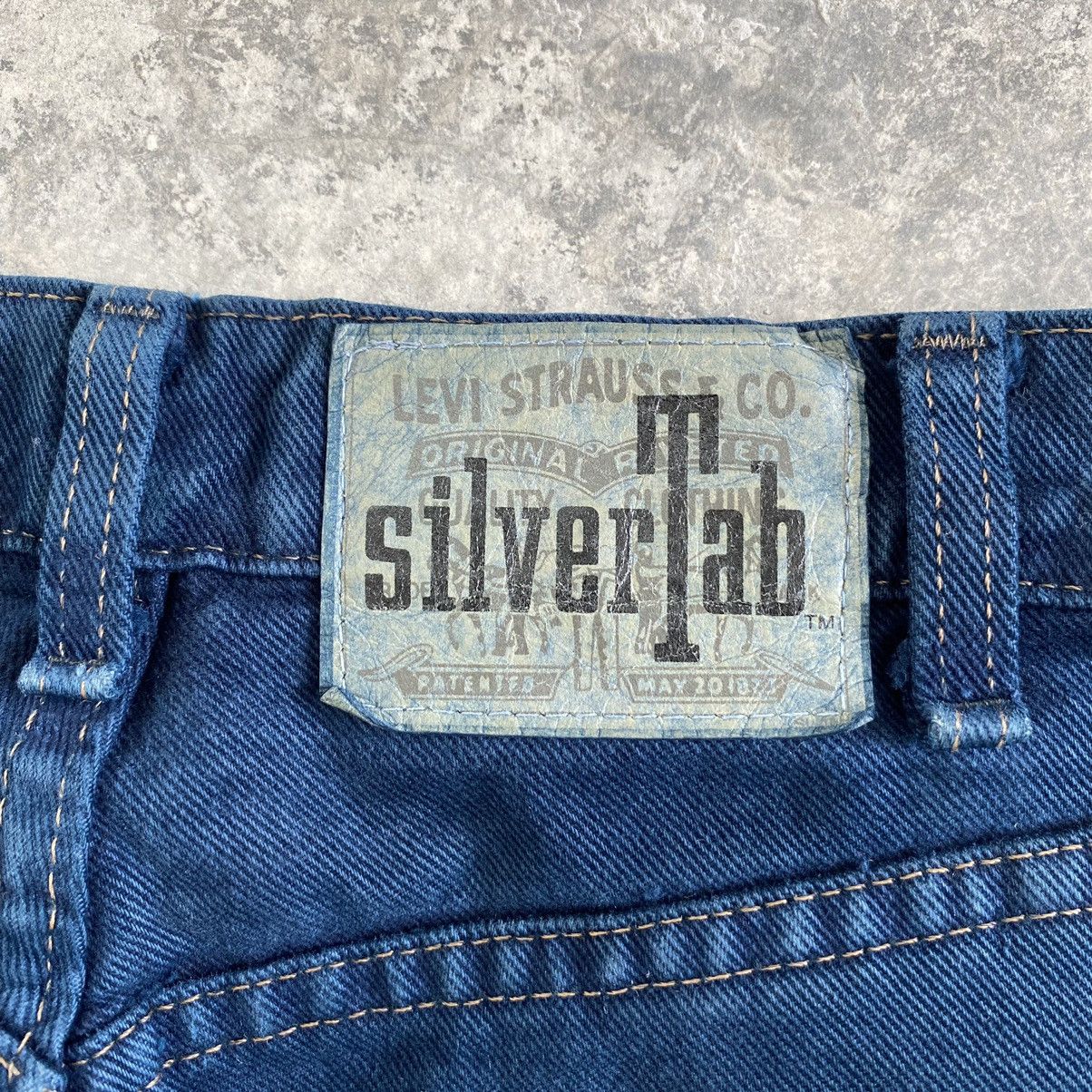 Levi's VTG 1992 Levi’s Silvertab Faded Midnight Blue Baggy Denim Size US 35 - 22 Thumbnail