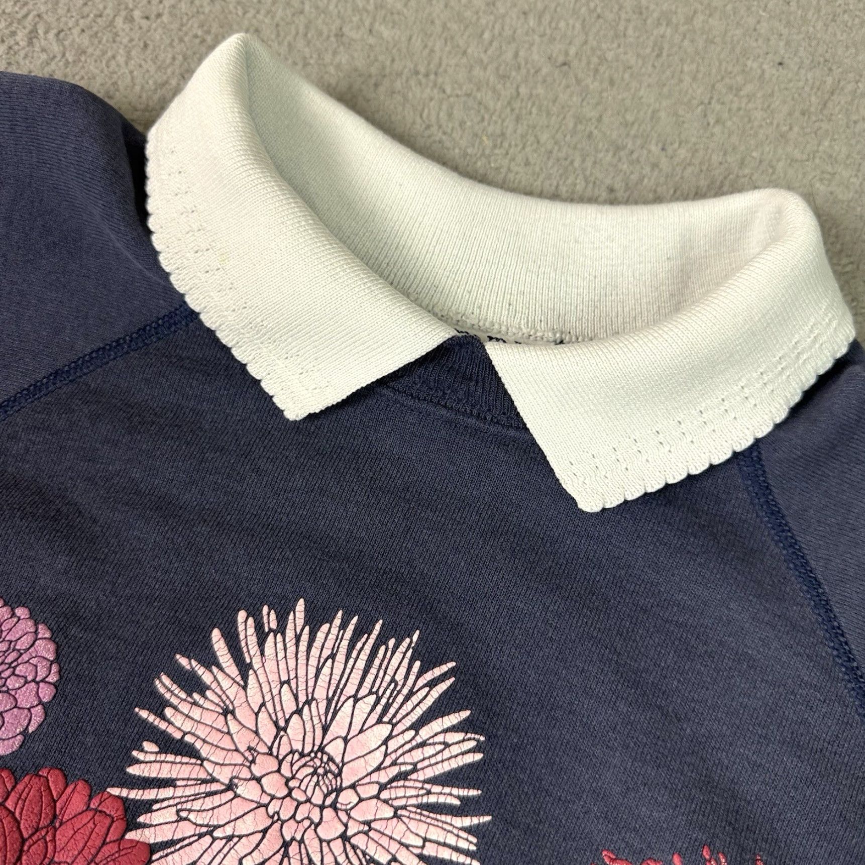 Vintage VINTAGE Morning Sun Floral Sweatshirt Adult L Blue 80s 90s Garden Hippie Retro Graphic Print Embroidered Crew Neck Pullover USA USA Proud Size L / US 10 / IT 46 - 5 Thumbnail