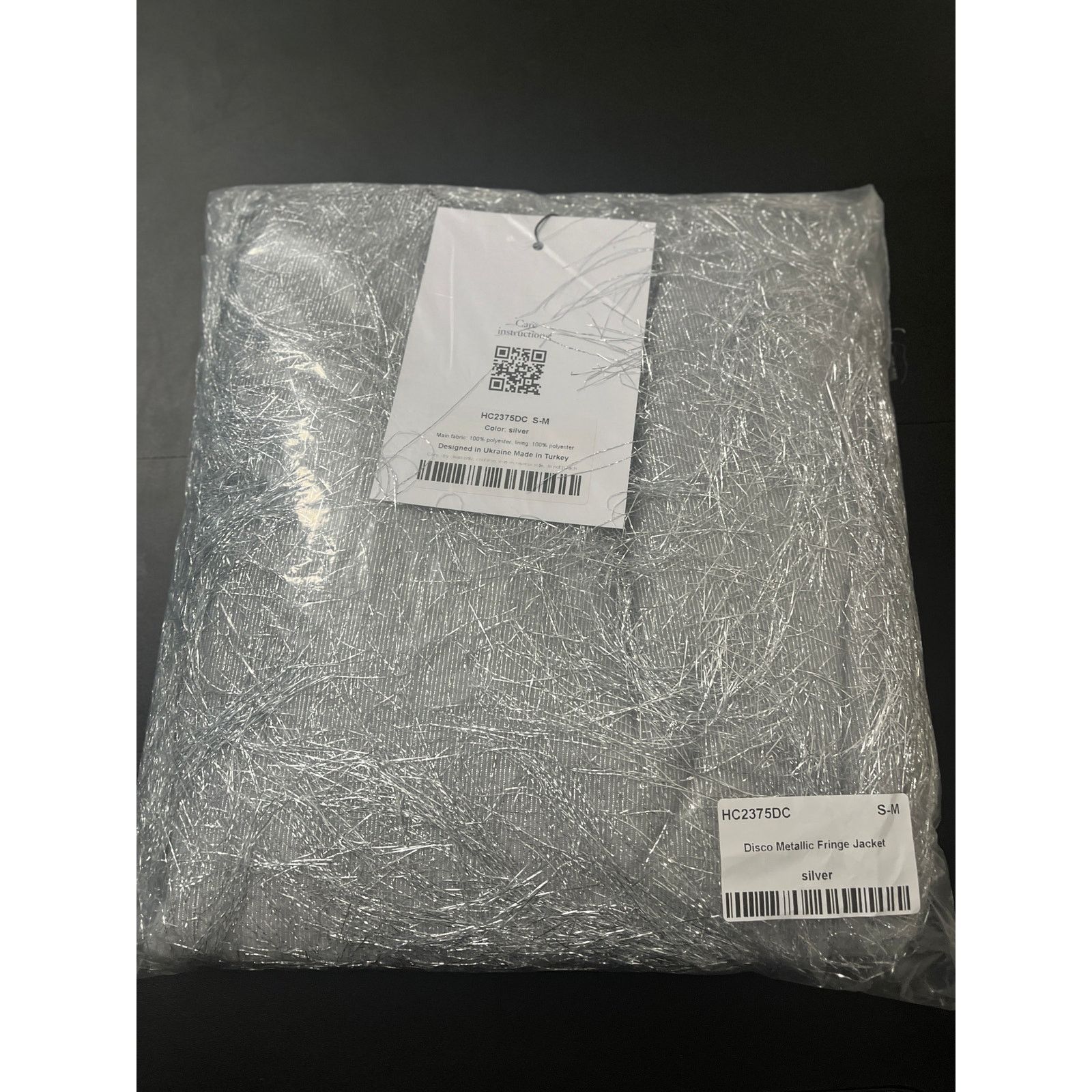 Sleeper NWT Sleeper Disco Metallic Fringe Jacket Silver (L-XL) Size L / US 10 / IT 46 - 8 Thumbnail