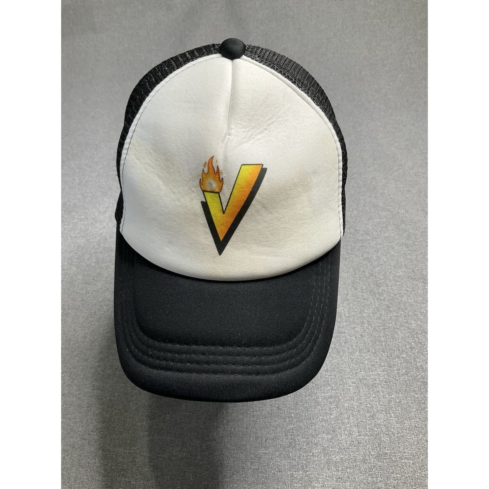Other Vivid YouTuber Merch Trucker Hat Cap Black White Foam Size ONE SIZE - 1 Thumbnail