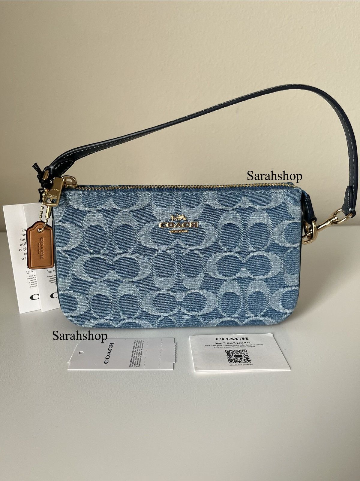 Coach Coach Nolita 19 In Signature Denim Size ONE SIZE - 2 Thumbnail