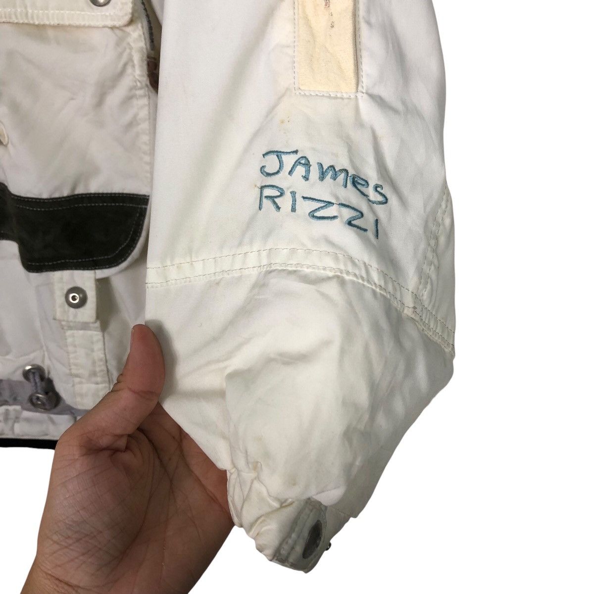Japanese Brand 📌Vintage Bomber Jacket Ski Rizzi Issey Miyake Size US M / EU 48-50 / 2 - 15 Thumbnail