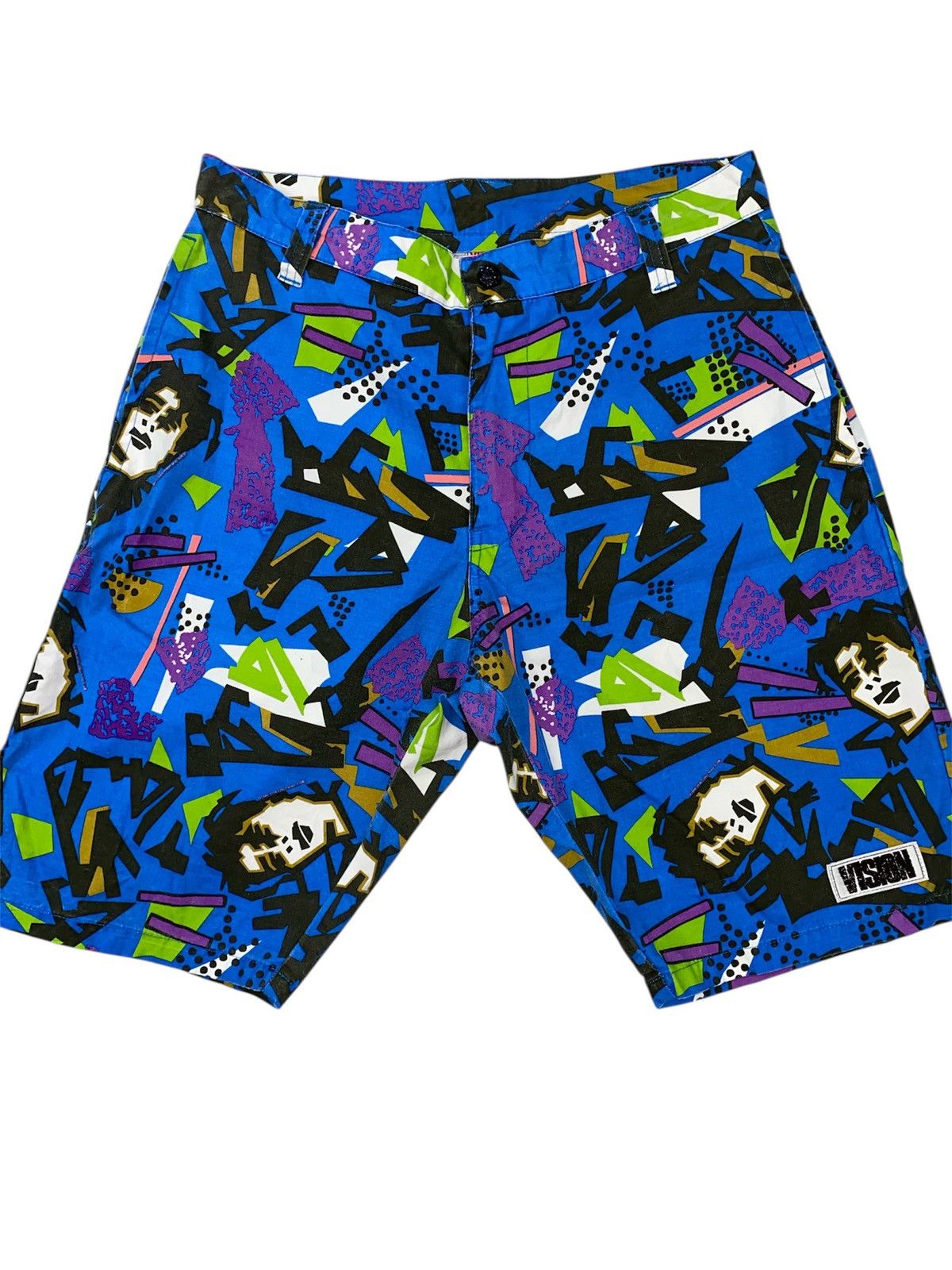 Vintage × Vision Streetwear Vtg Vision Streetwear x Unrelic x Atespexs shorts Size US 32 / EU 48 - 1 Thumbnail