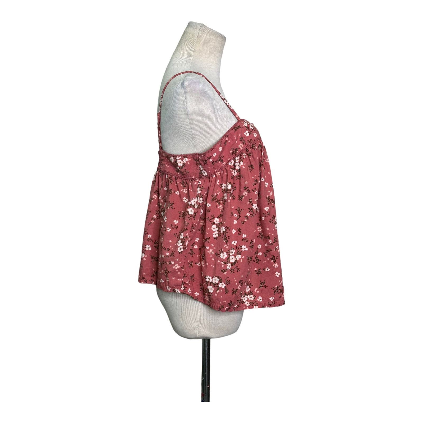 Old Navy Old Navy brown floral strappy summer top size M Size M / US 6-8 / IT 42-44 - 6 Thumbnail