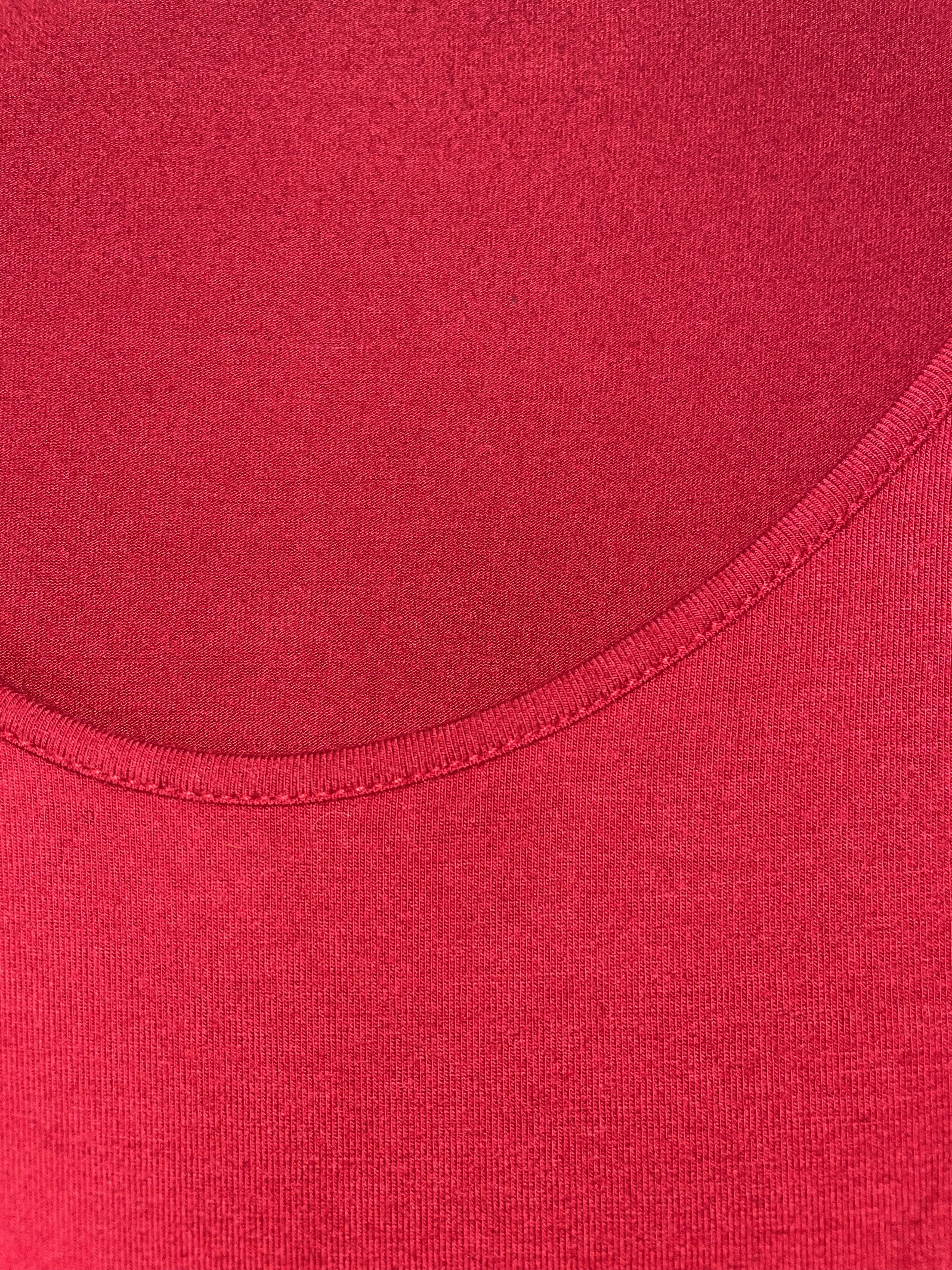 Alexander McQueen × MCQ Red Drape Cotton Jersey Dress - XSmall Size XS / US 0-2 / IT 36-38 - 5 Thumbnail