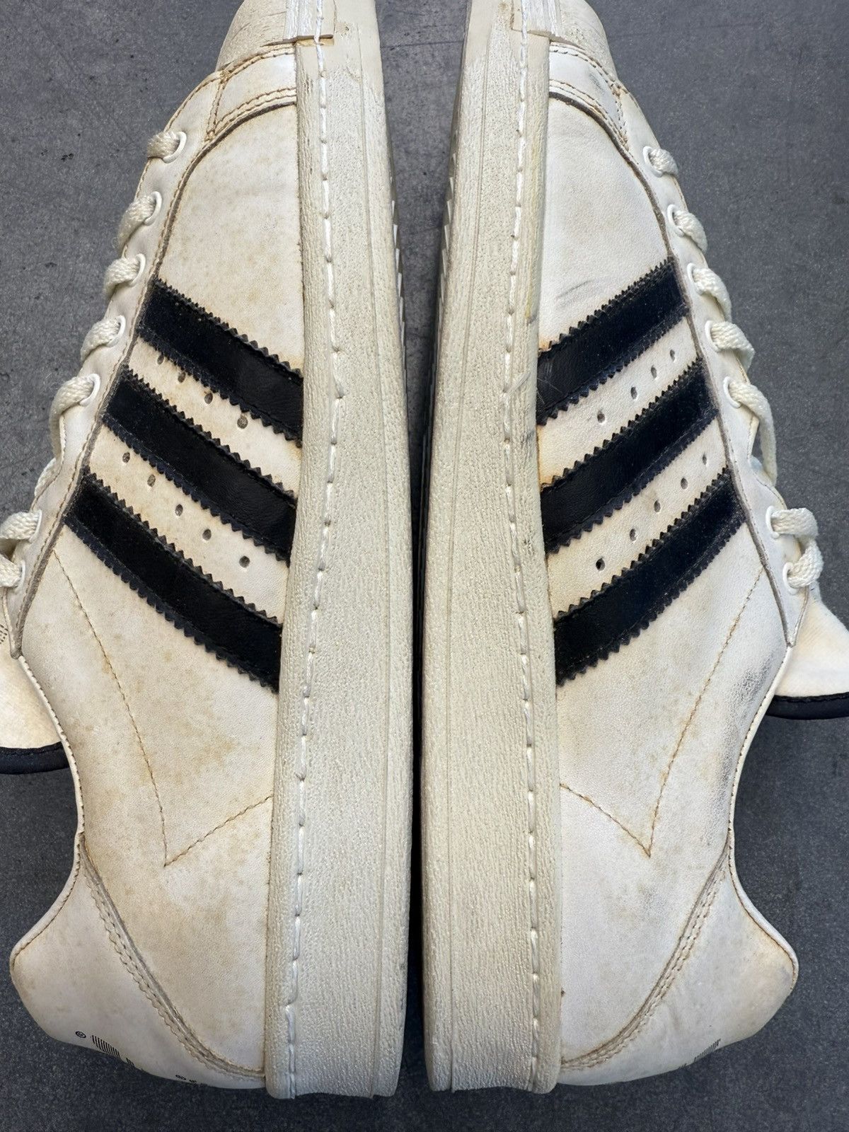 Adidas 1980s Vintage Adidas Superstar Sneakers Made In France Size US 10 / EU 43 - 7 Thumbnail