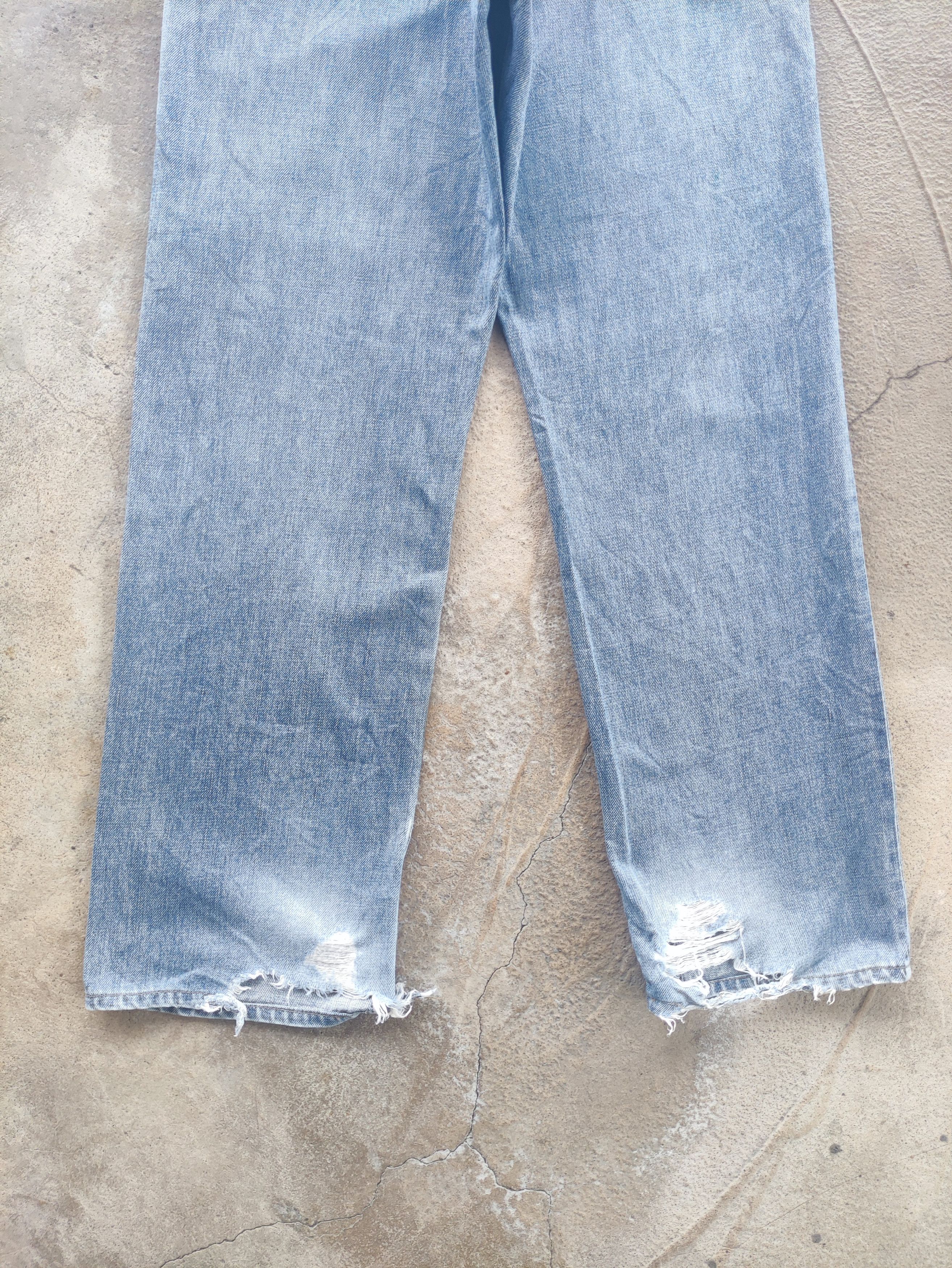Edwin Vintage Edwin 503 Denim Distress Faded Pants W31 Size US 31 - 11 Thumbnail