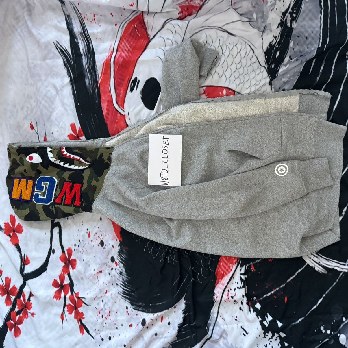 Bape Bape Full Zip Shark Hoodie Size S / US 4 / IT 40 - 2 Thumbnail