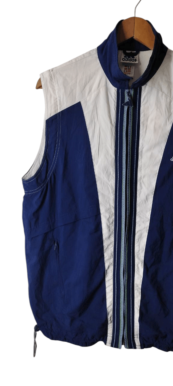 Vintage VINTAGE ADIDAS 90S MADE IN HUNGARY SLEEVELESS JACKET Size US M / EU 48-50 / 2 - 5 Thumbnail