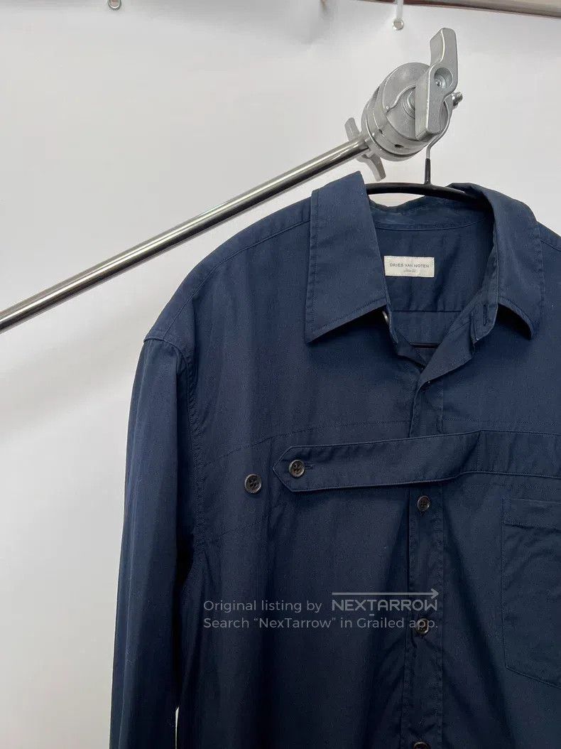 Dries Van Noten DRIES VAN NOTEN Belted Oversized Shirt Size US M / EU 48-50 / 2 - 4 Thumbnail