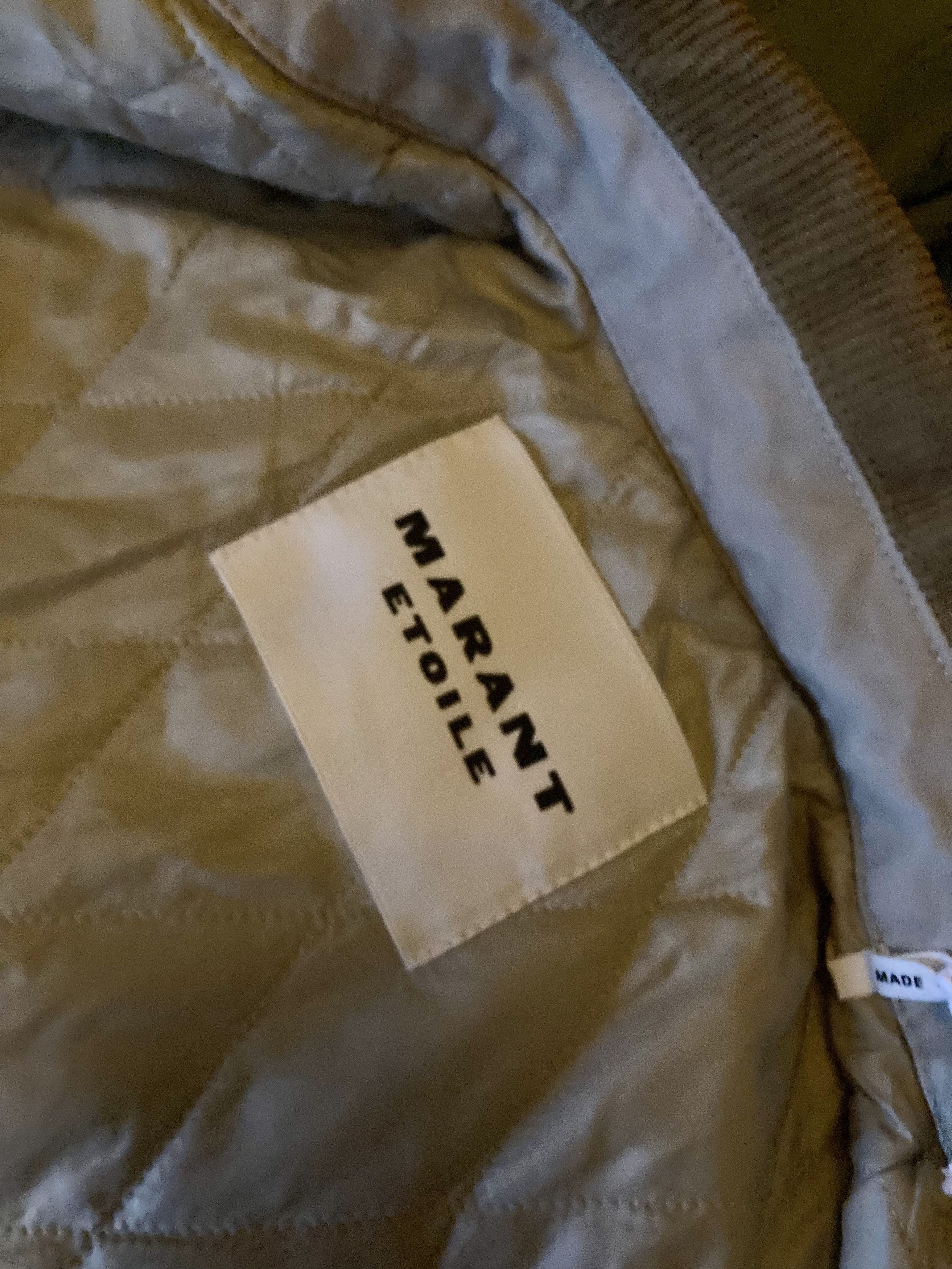 Isabel Marant Etoile Isabel Marant Etoile Kimelia ecru jacket 38 corduroy new Size XS / US 0-2 / IT 36-38 - 9 Thumbnail