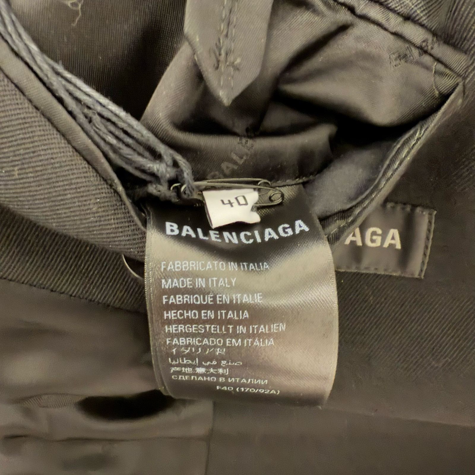 Balenciaga NWT 2023 Balenciaga Round Shoulder Waisted Jacket - FR 40 Size L / US 10 / IT 46 - 12 Thumbnail