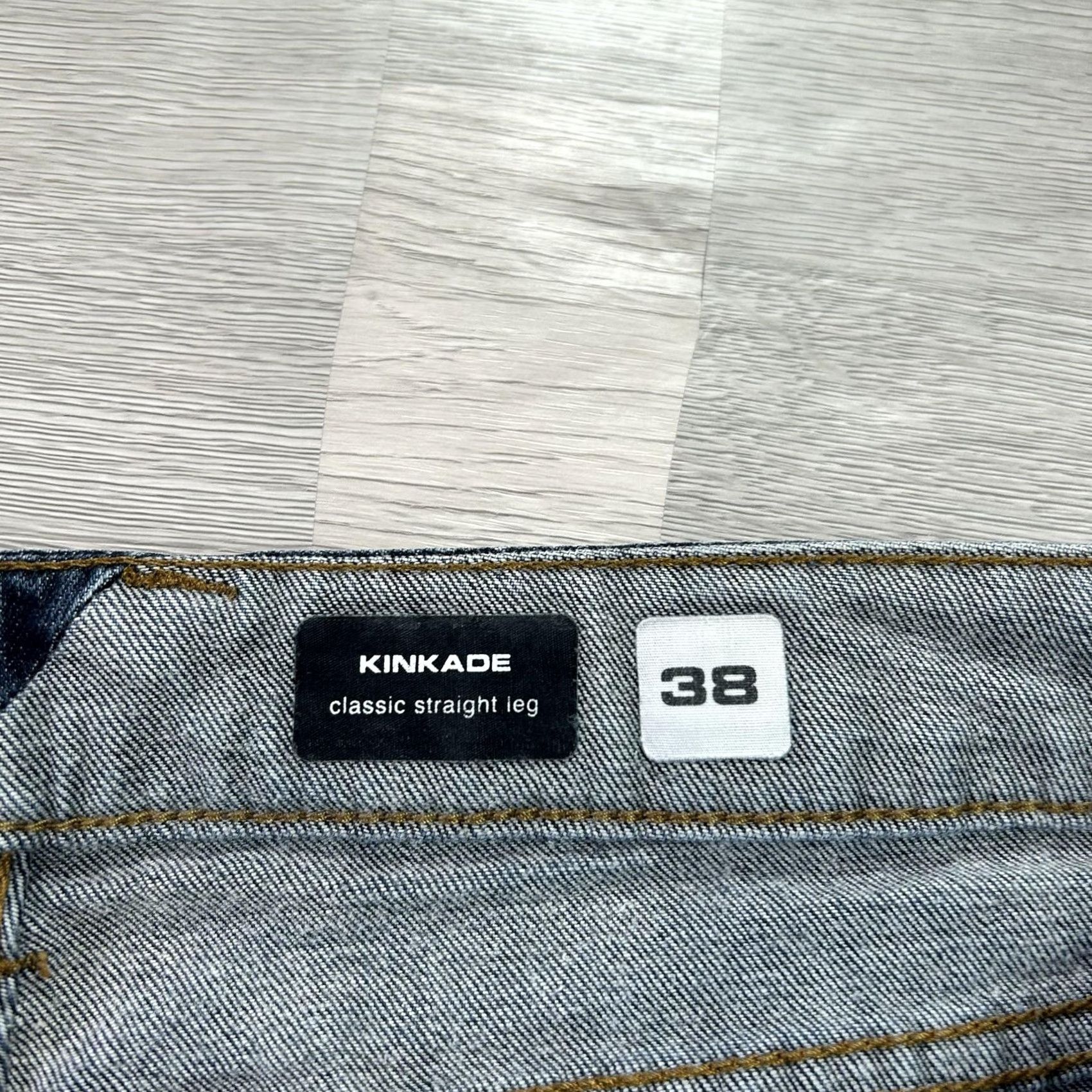 Volcom Volcom Jeans Kinkade Classic Straight Leg Mens 38x32 Blue Denim Stretch Medium Wash Pants Straight Leg Jeans Mens 38in 32in Size US 38 / EU 54 - 4 Thumbnail