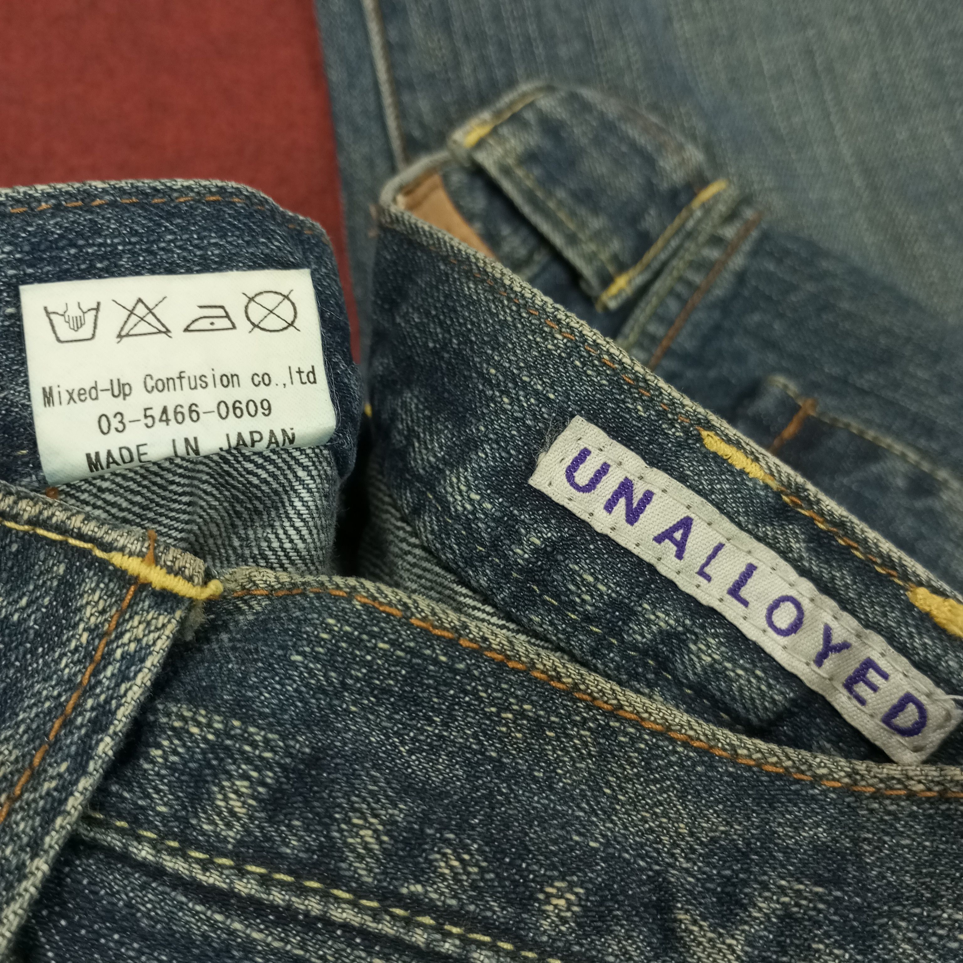 Japanese Brand Unalloyed Fashion Bush Jeans Style Streetwear Rock Punk Size 32" / US 10 / IT 46 - 14 Thumbnail
