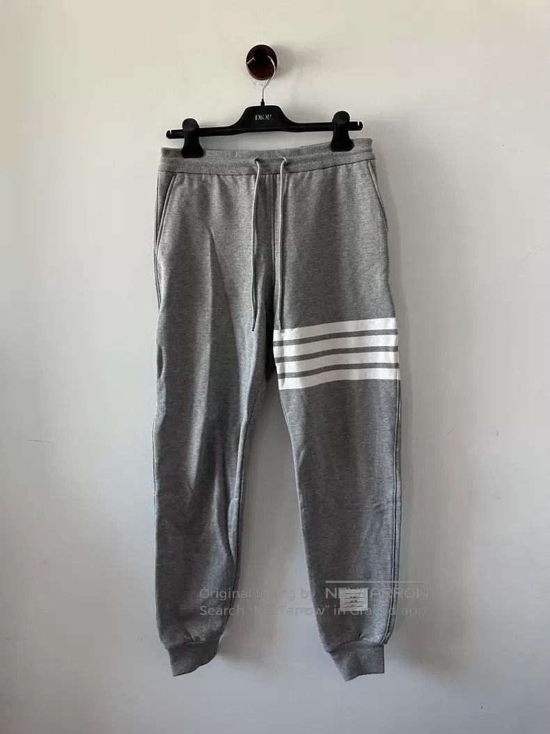 Thom Browne Thom Browne size 2 Gray knitted sweatpants Size US 32 / EU 48 - 1 Thumbnail