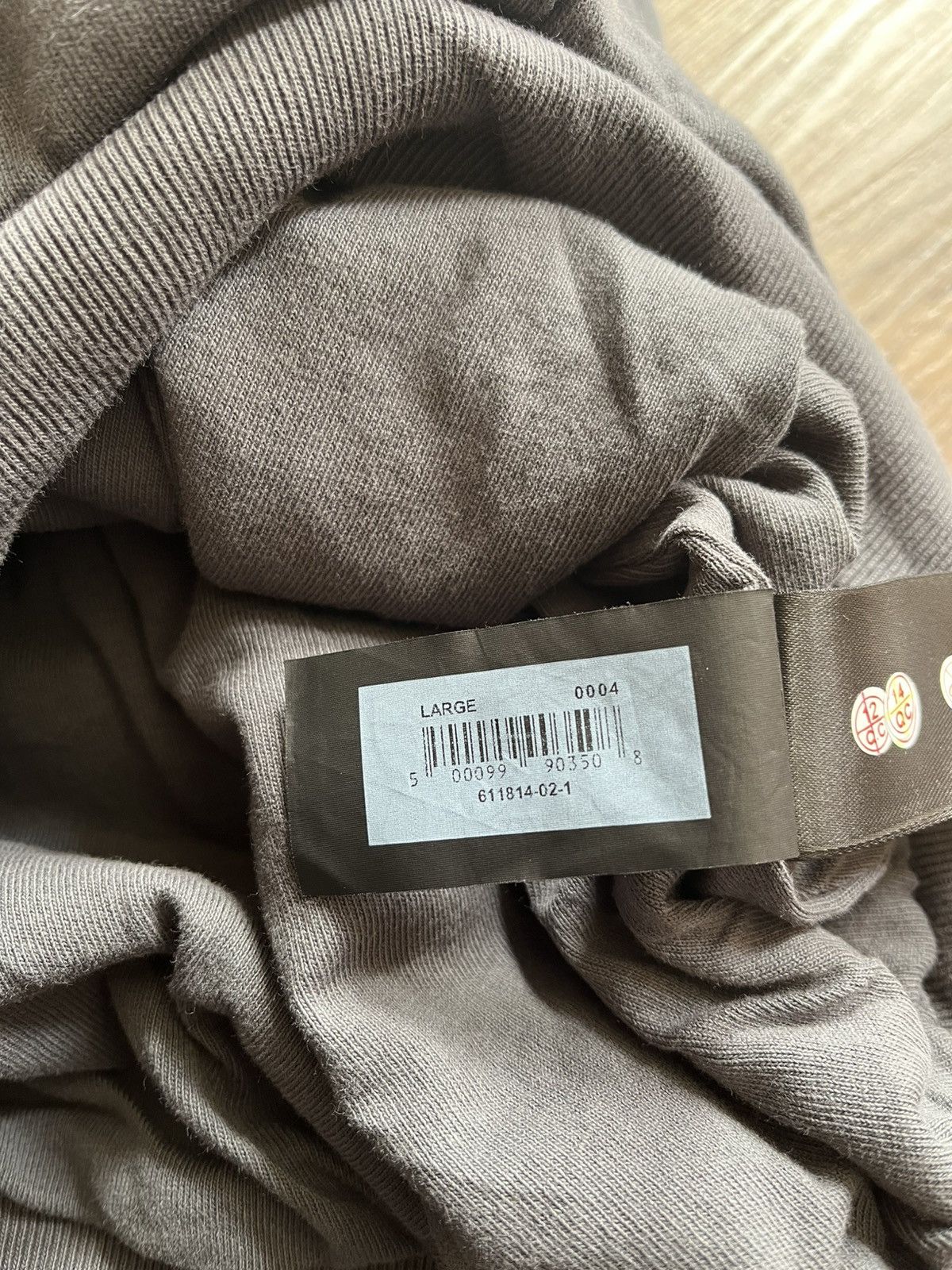 Balenciaga × Gap × Kanye West Yeezy Gap Oversized Hoodie Dark Grey Size Large (Exclusive) Size US L / EU 52-54 / 3 - 5 Thumbnail