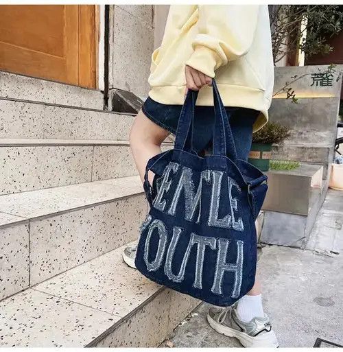 Misunderstood Denim Crossbody Bags Unisex Size ONE SIZE - 3 Thumbnail