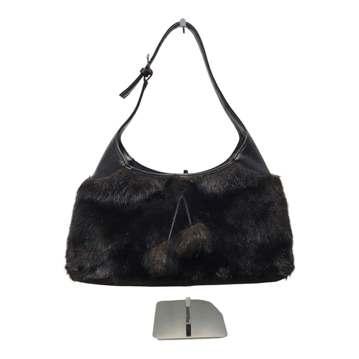 14th Addiction × Hysteric Glamour × If Six Was Nine Lapazangel Black Mink Fur Multicolour Bag Size ONE SIZE - 6 Thumbnail