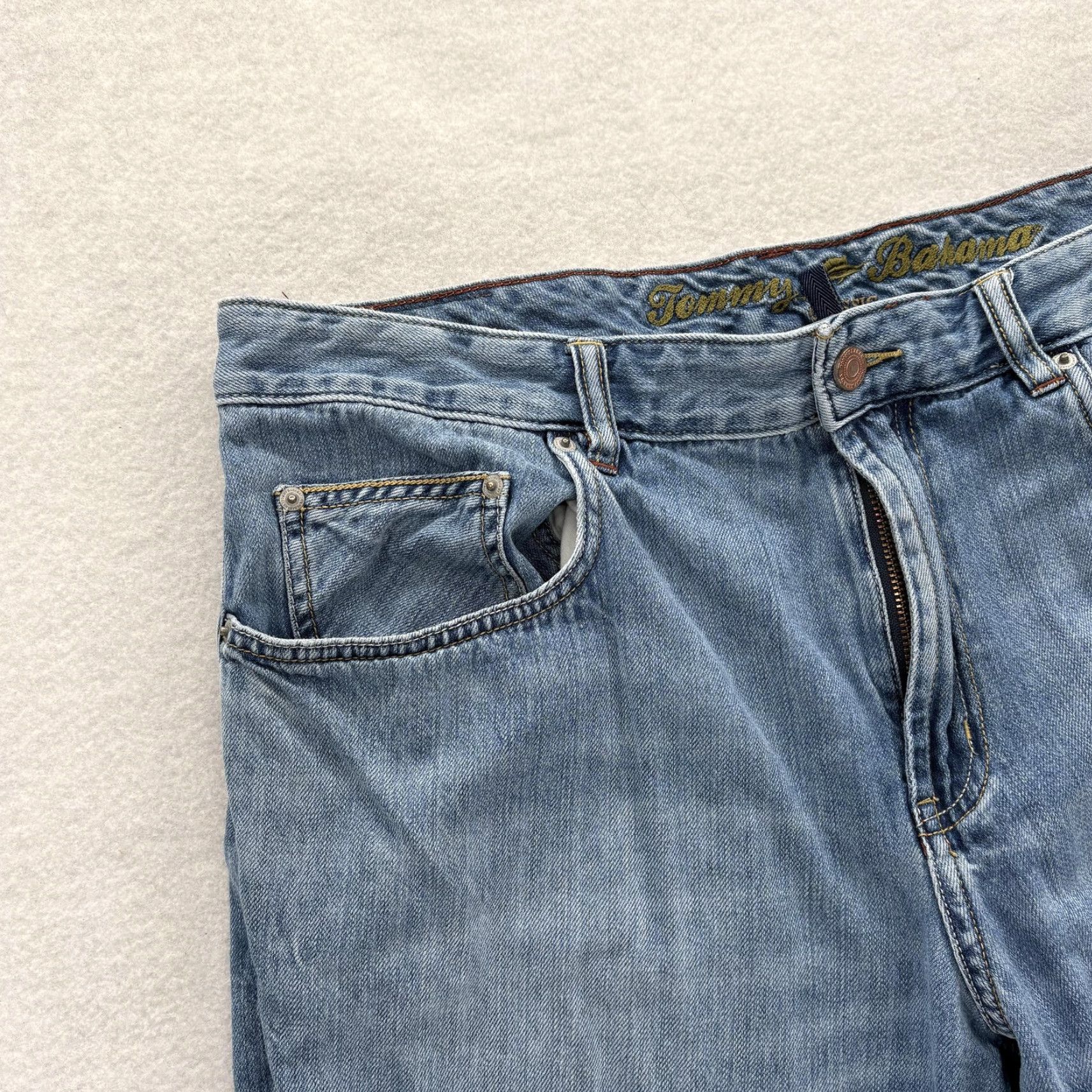 Tommy Bahama Tommy Bahama Jeans Mens 40x30 Blue Medium Wash Straight Denim Casual Size US 40 / EU 56 - 3 Thumbnail