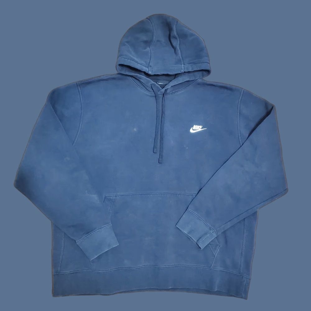 Nike Nike Sportswear Club Fleeve Pullover Hoodie Men XL Black Logo Faded BV2654 010 Size US XL / EU 56 / 4 - 1 Thumbnail